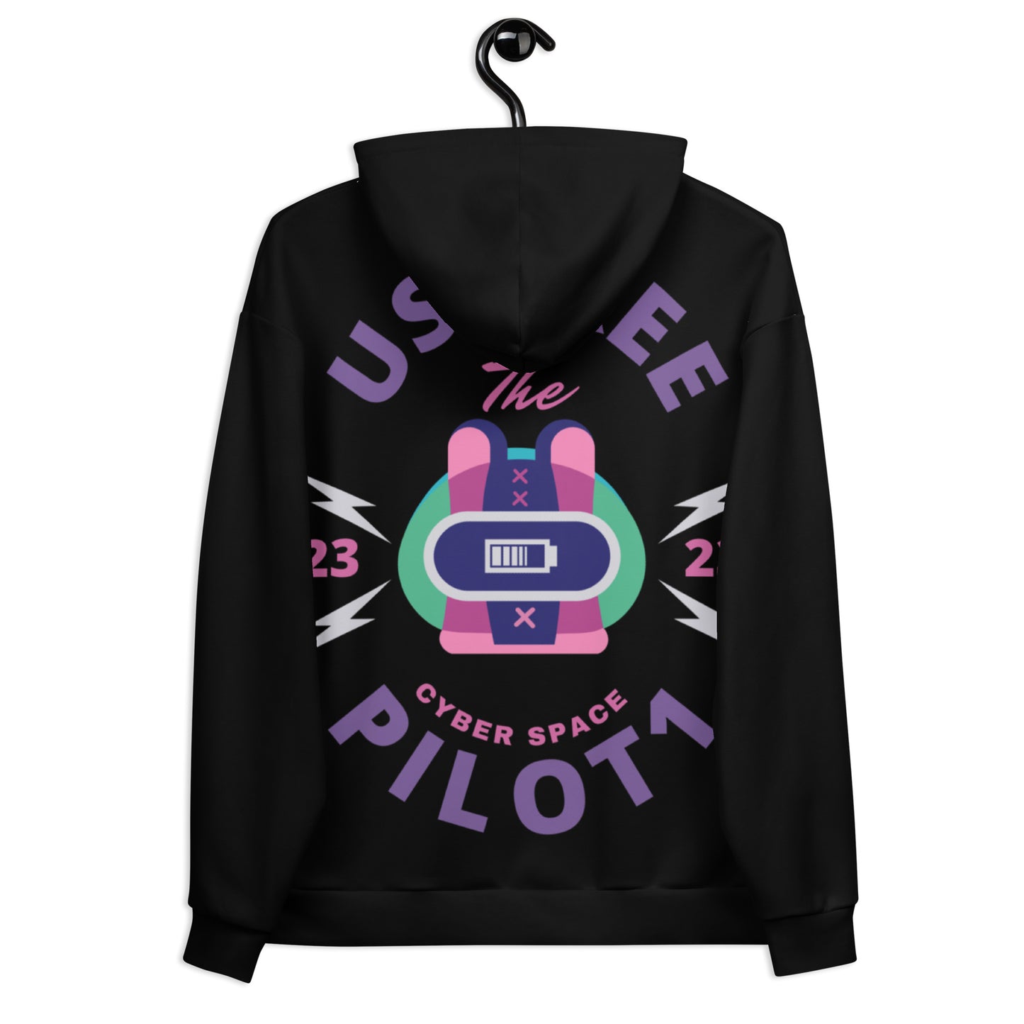 UshKee Pilot 1 Black Hoodie
