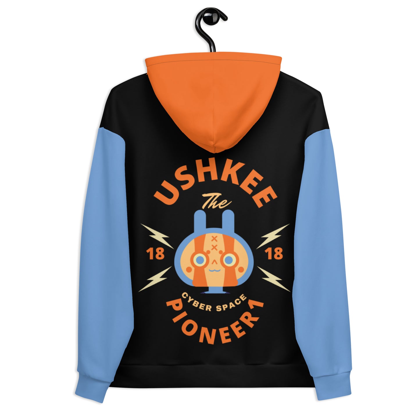 Black Ushkee Pioneer 1 Hoodie 2.0