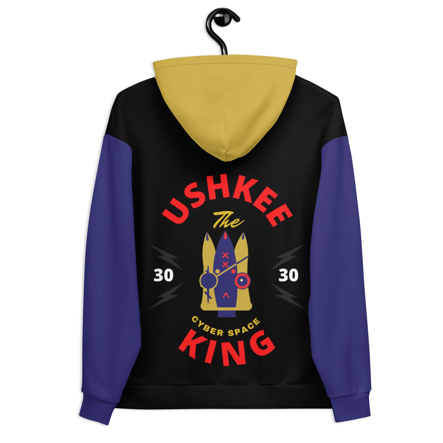 Black Ushkee King Hoodie 2.0