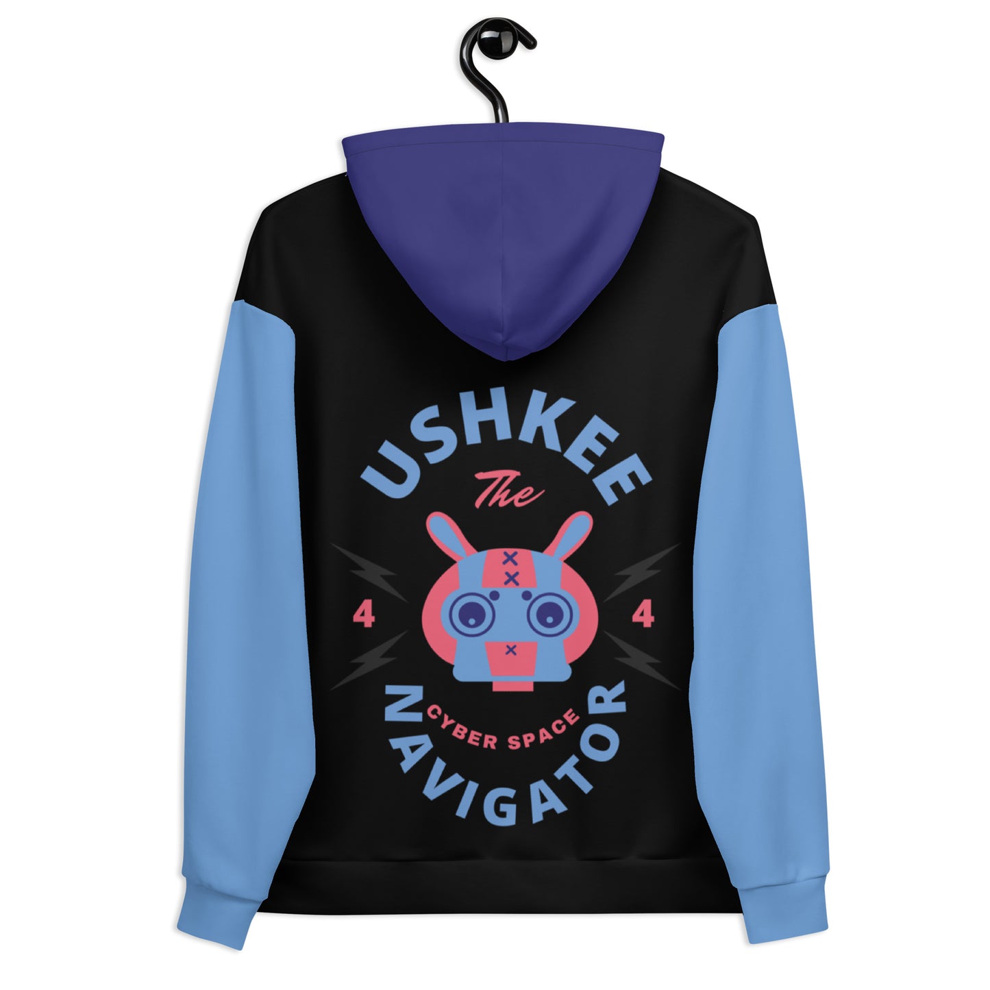 Black Ushkee Navigator Hoodie 2.0