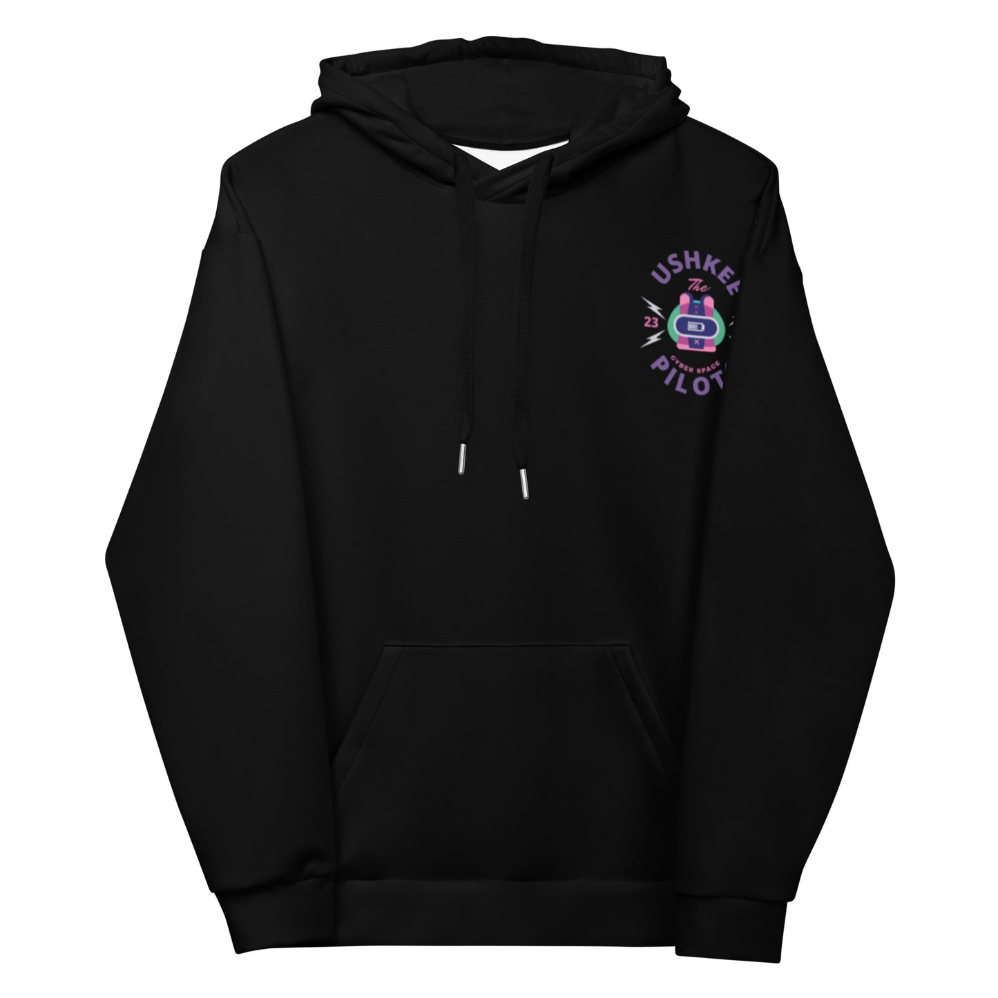 UshKee Pilot 1 Black Hoodie