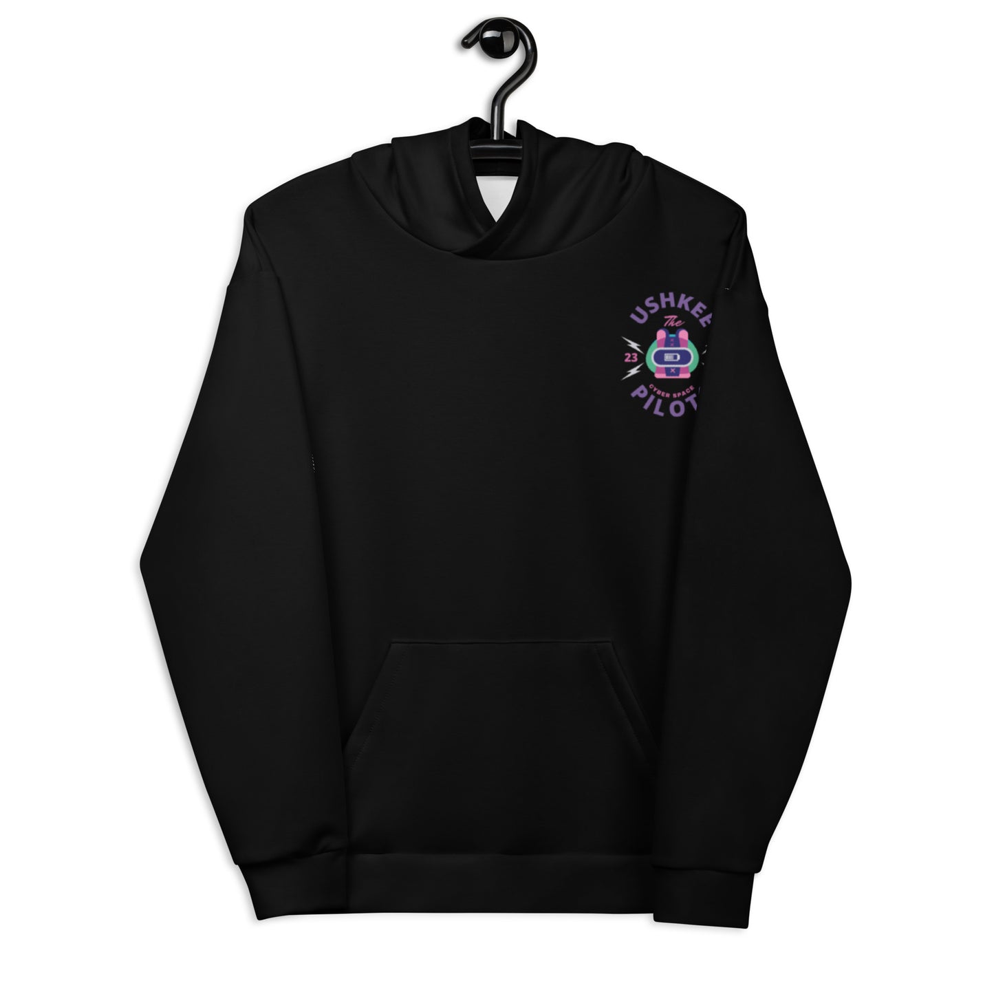 UshKee Pilot 1 Black Hoodie