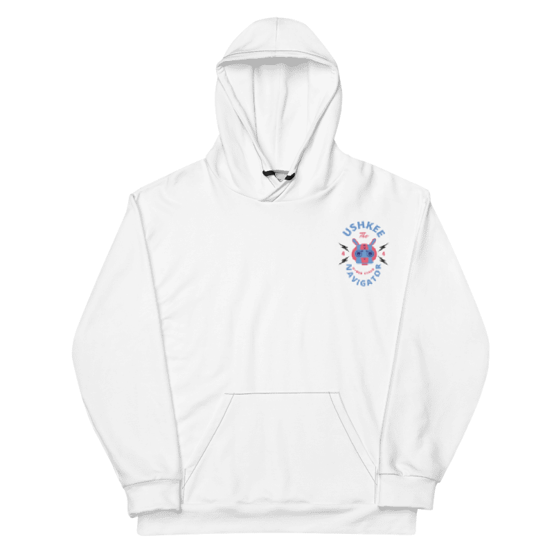 White UshKee Navigator Hoodie