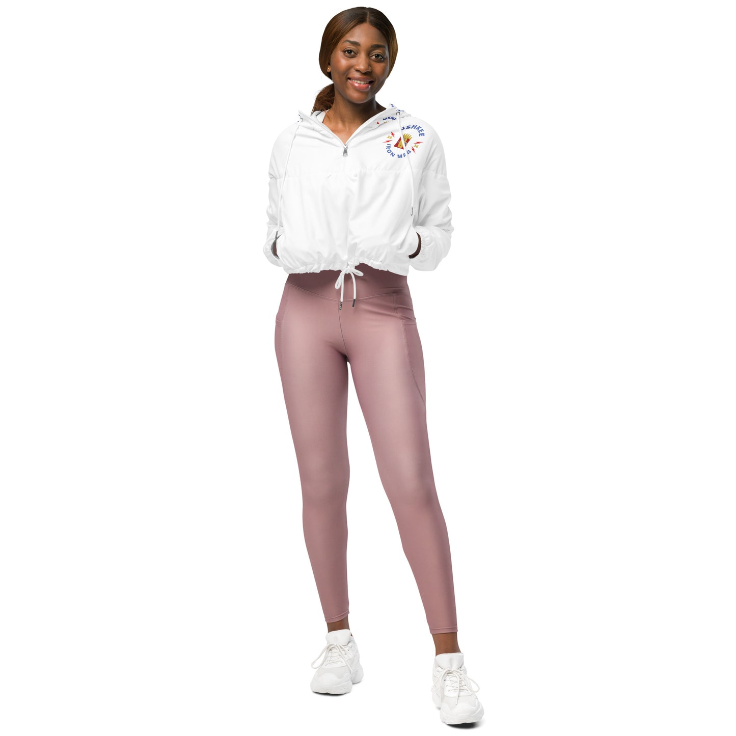 Ushkee Iron Man women’s cropped windbreaker