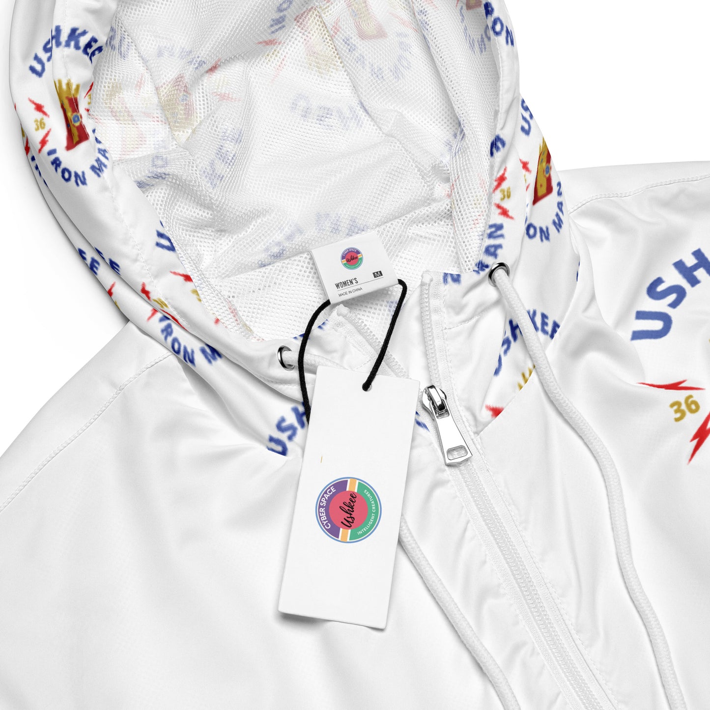 Ushkee Iron Man women’s cropped windbreaker