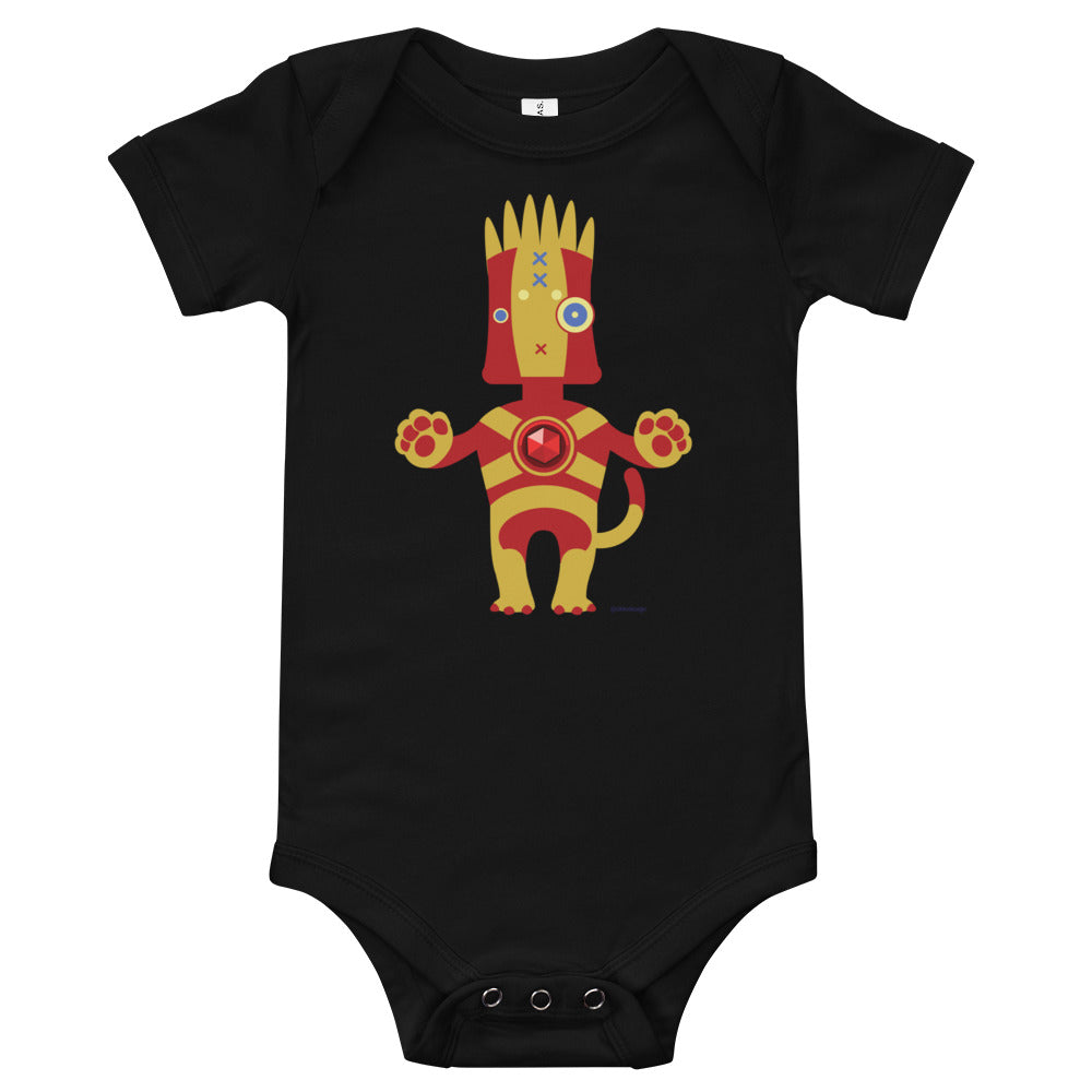 Ushkee Iron Man Baby short sleeve one piece