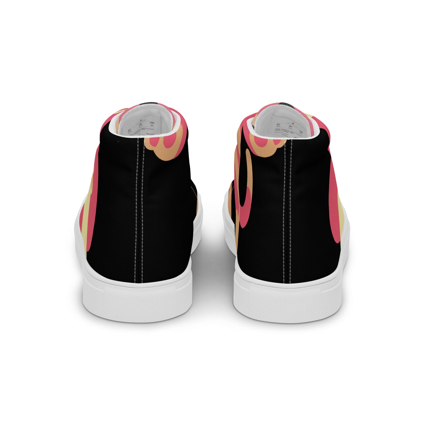 Ushkee Golden Pathfinder Black Women’s high top canvas shoes