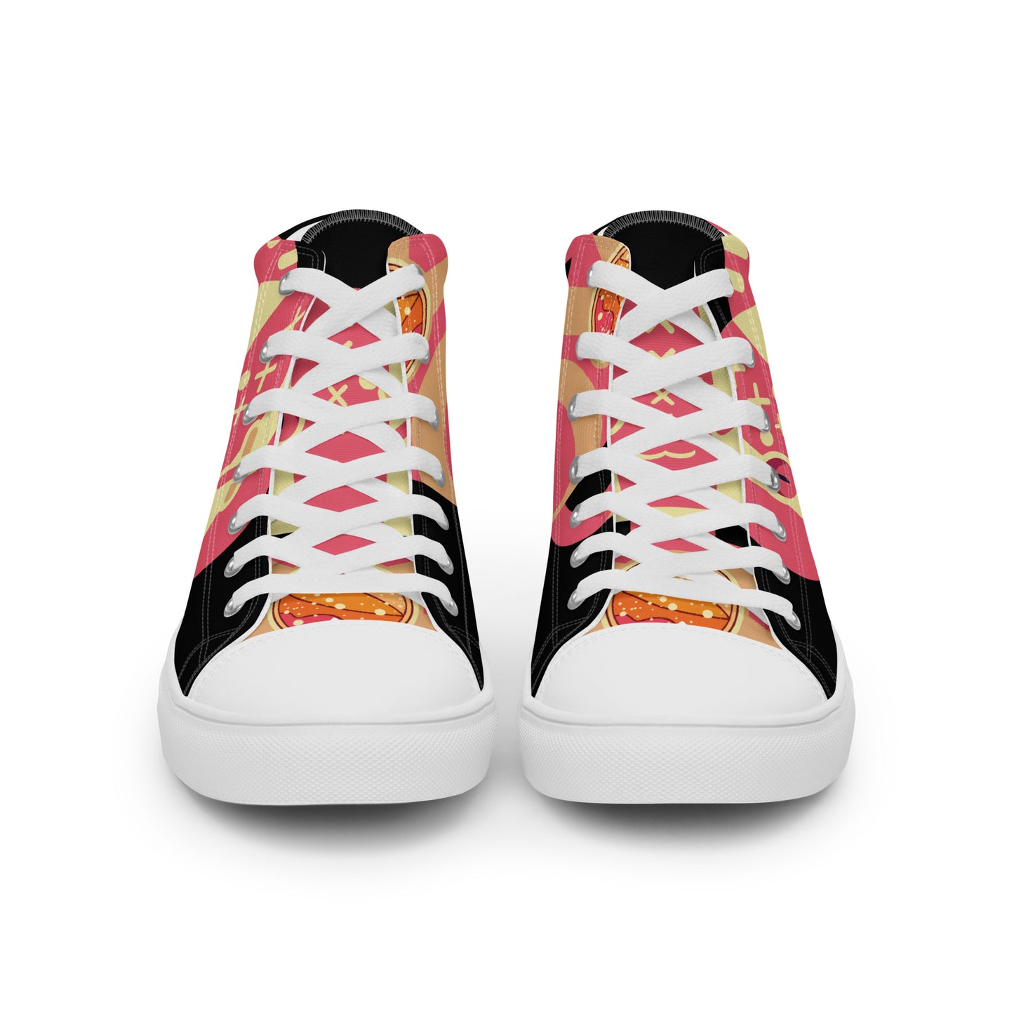 Ushkee Golden Pathfinder Black Women’s high top canvas shoes