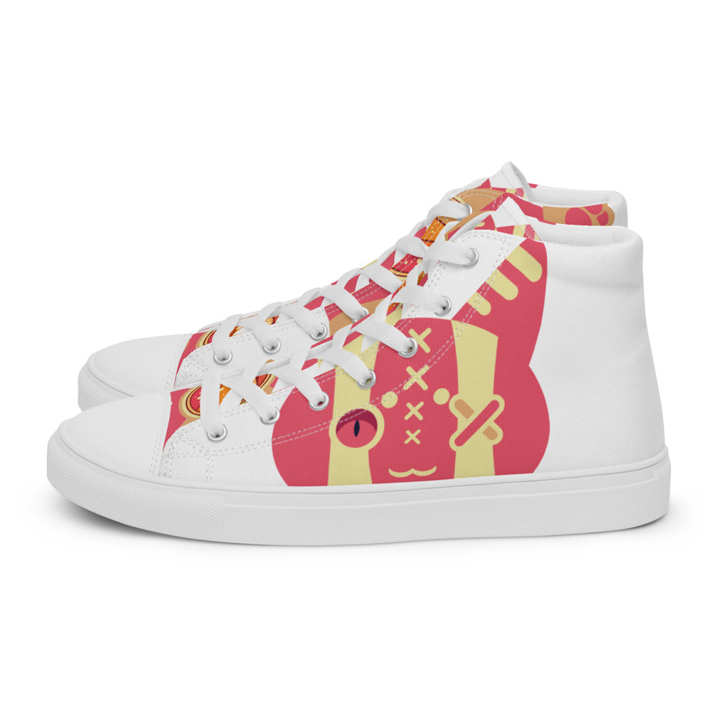 UshKee Golden Pathfinder Women’s high top canvas shoes