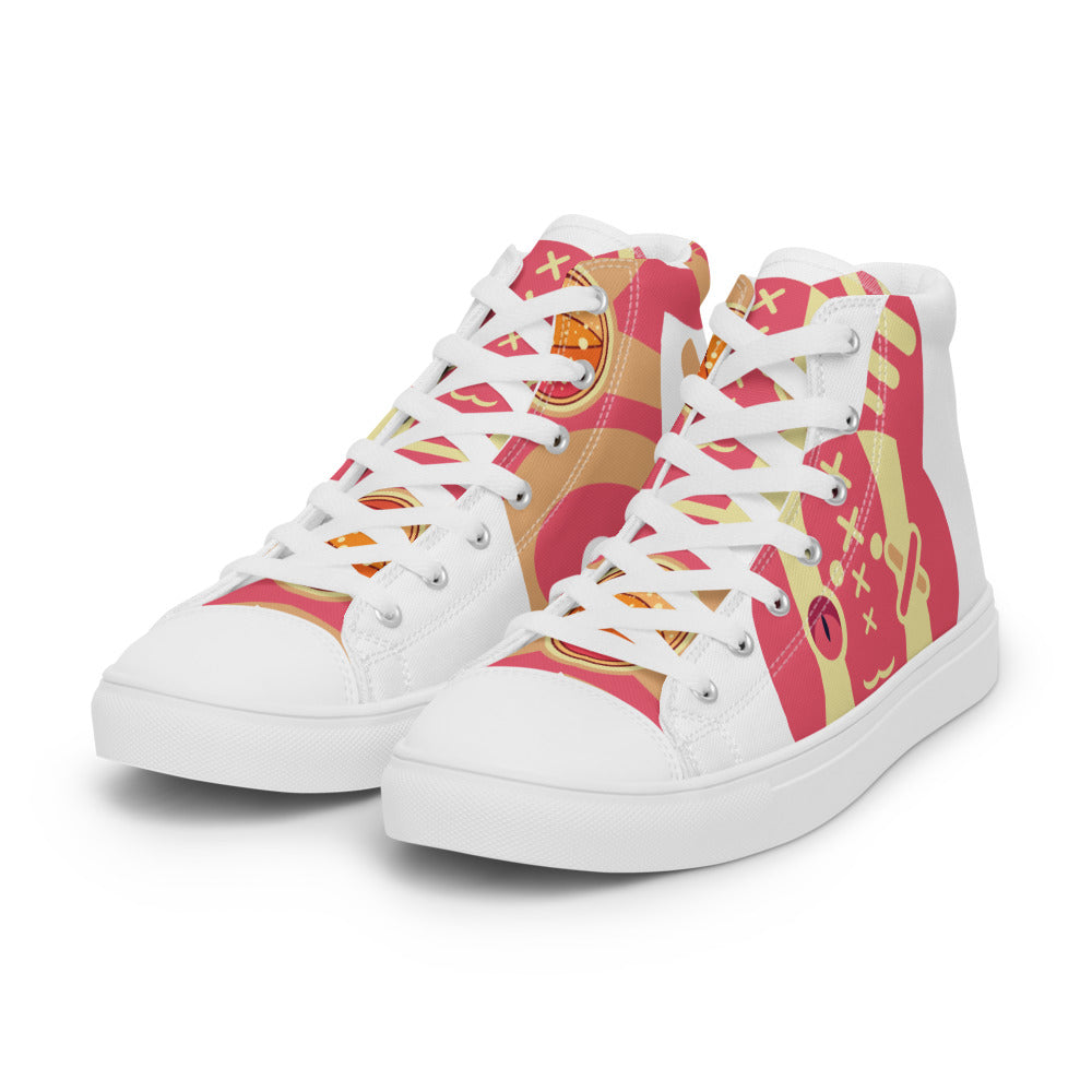 UshKee Golden Pathfinder Women’s high top canvas shoes