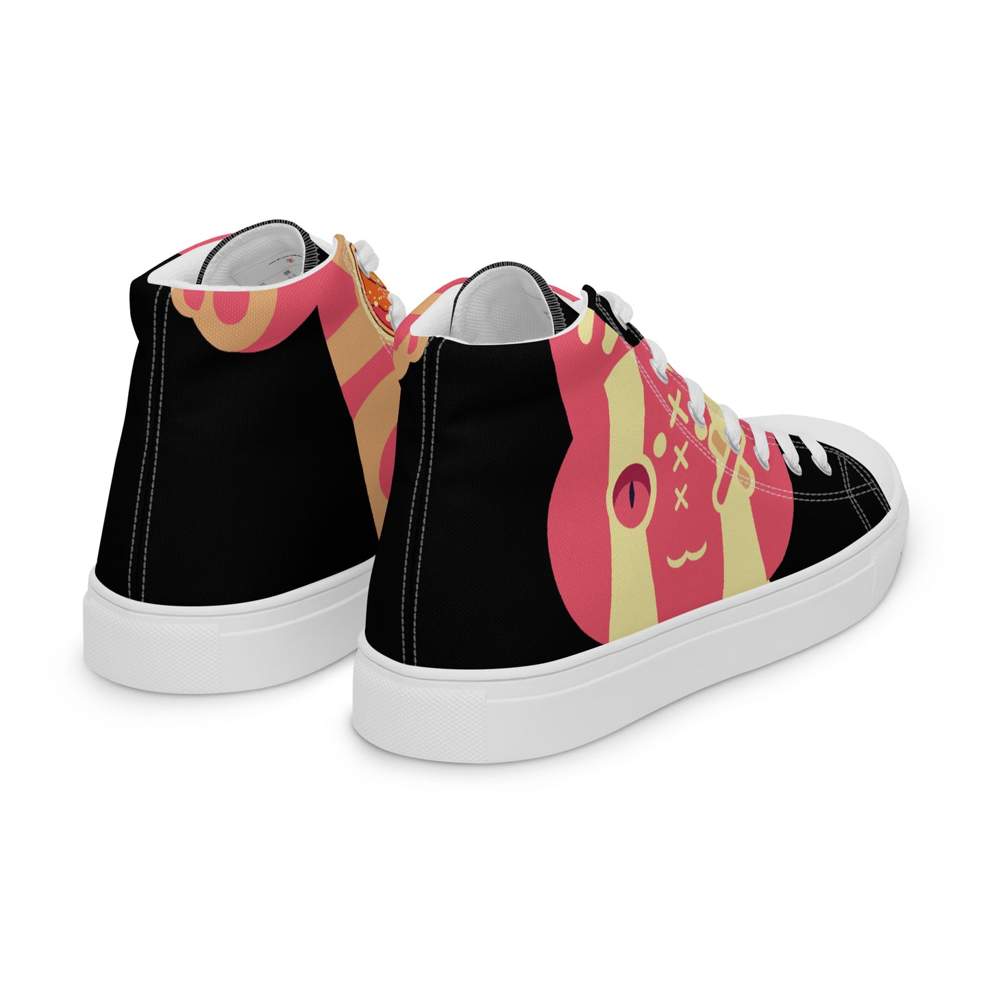 Ushkee Golden Pathfinder Black Women’s high top canvas shoes