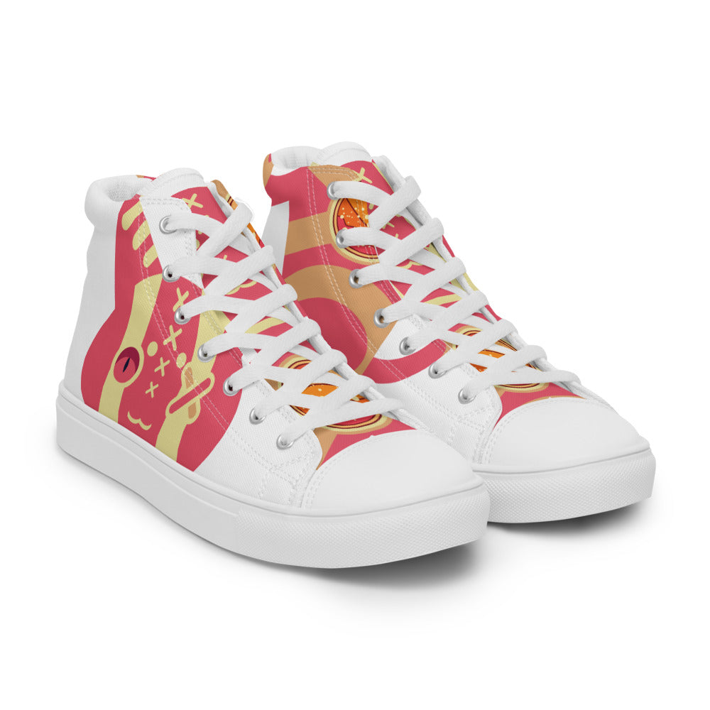 UshKee Golden Pathfinder Women’s high top canvas shoes