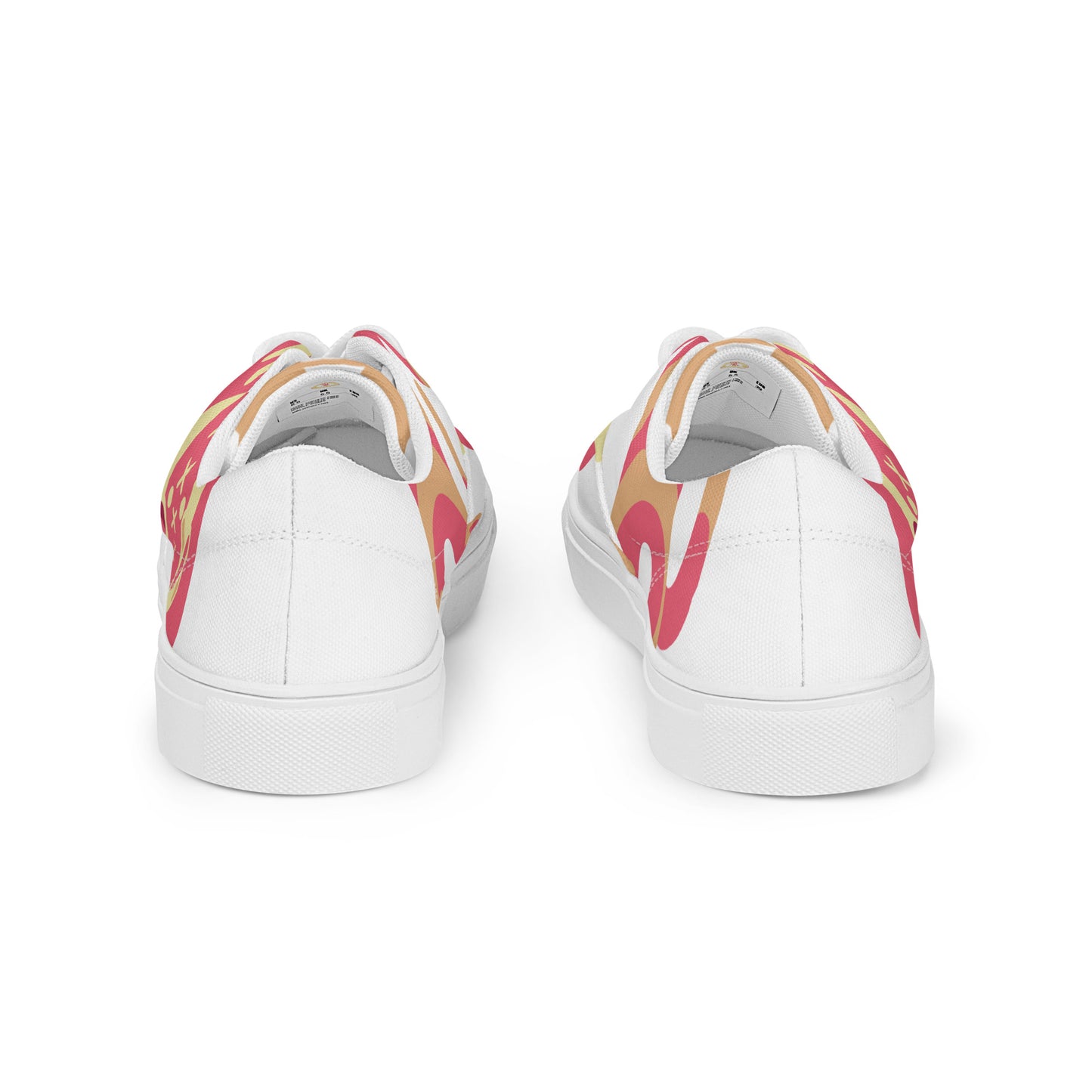 Ushkee Golden Pathfinder Women’s white lace-up canvas shoes
