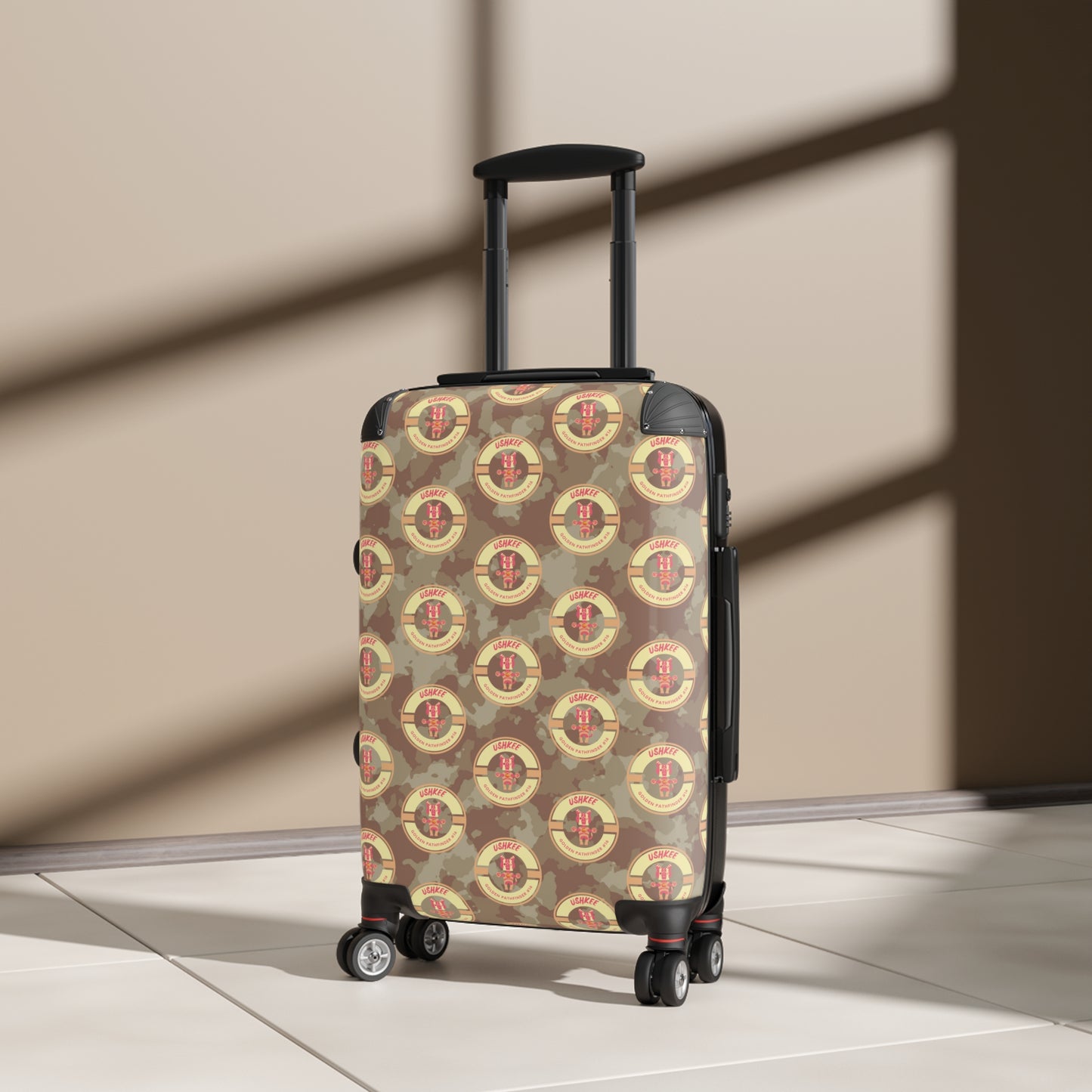 UshKee Golden Pathfinder Suitcase