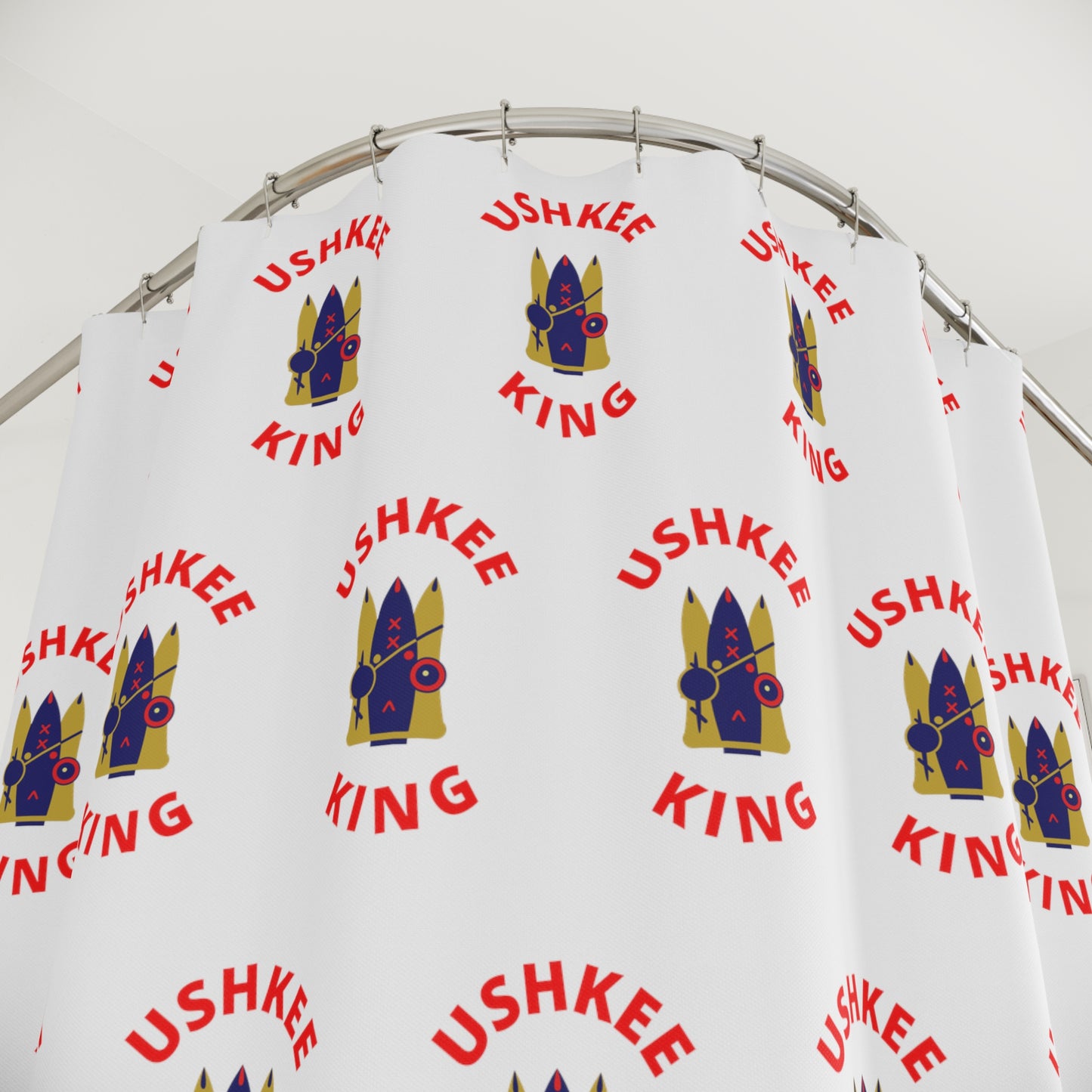 Ushkee King Polyester Shower Curtain