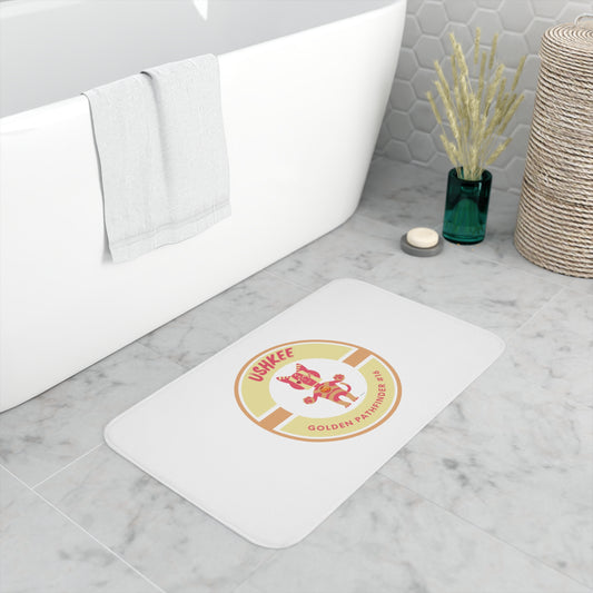 Ushkee Golden Pathfinder Memory Foam Bath Mat