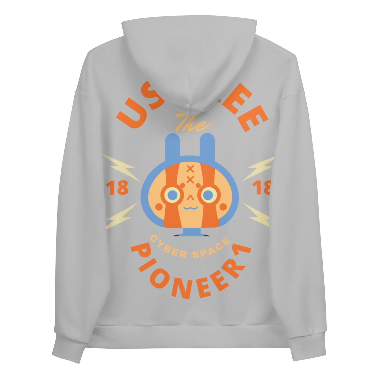 UshKee Pioneer 1 Grey Hoodie