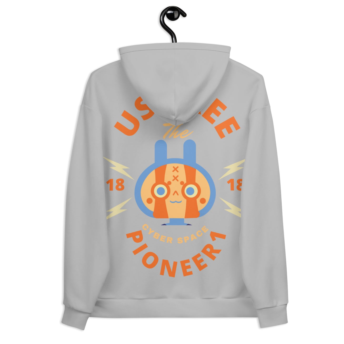 UshKee Pioneer 1 Grey Hoodie