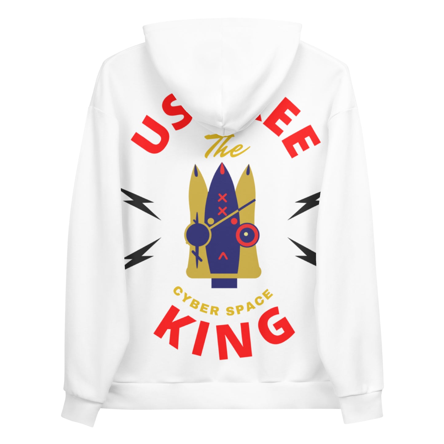 UshKee King White Hoodie