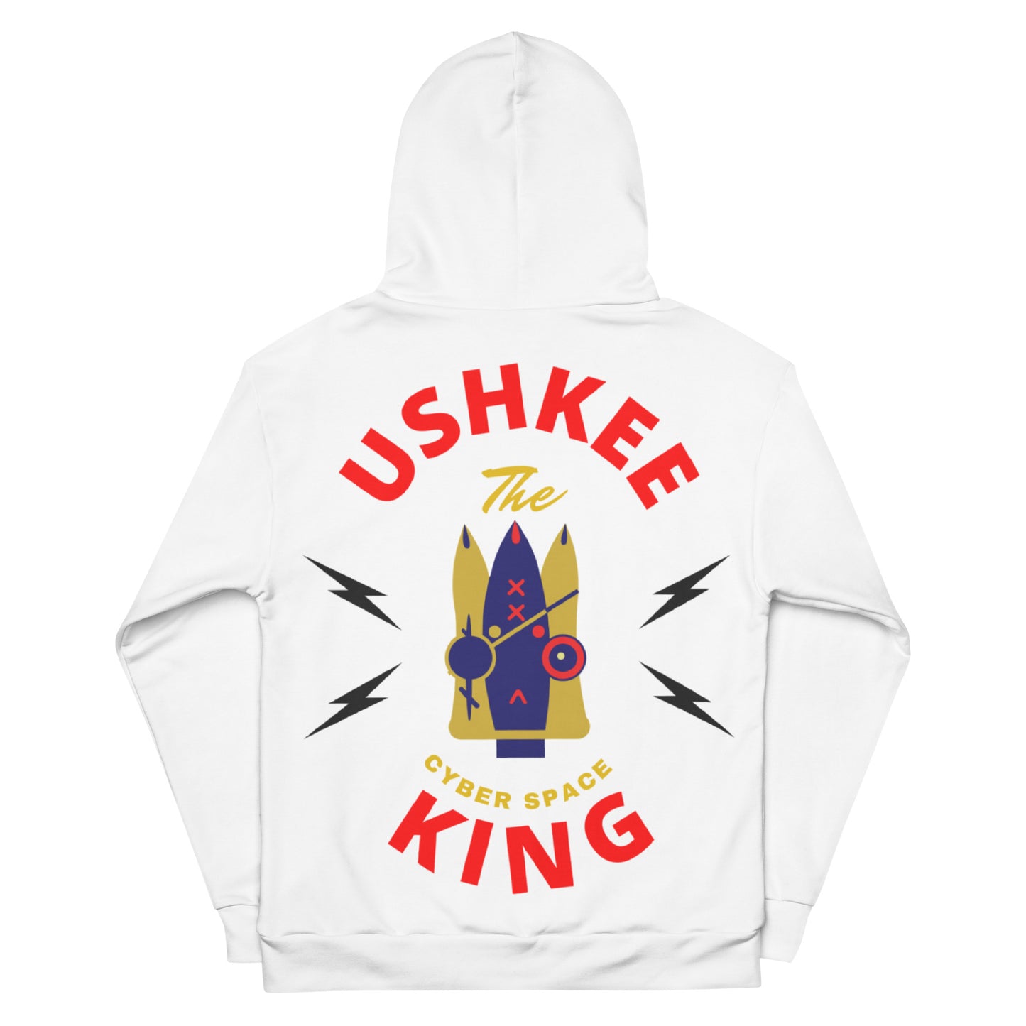 UshKee King White Hoodie