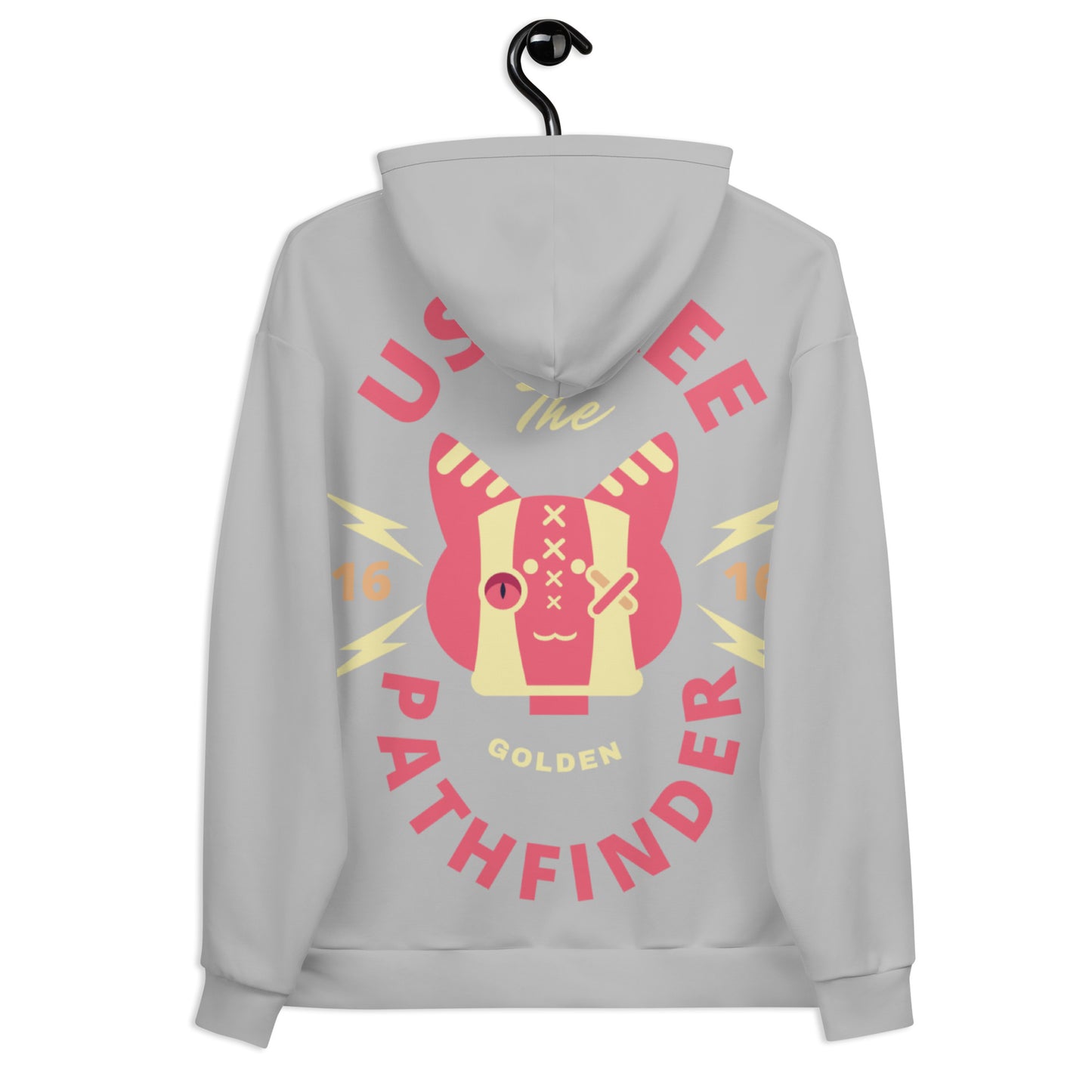 UshKee Golden Pathfinder Grey Hoodie