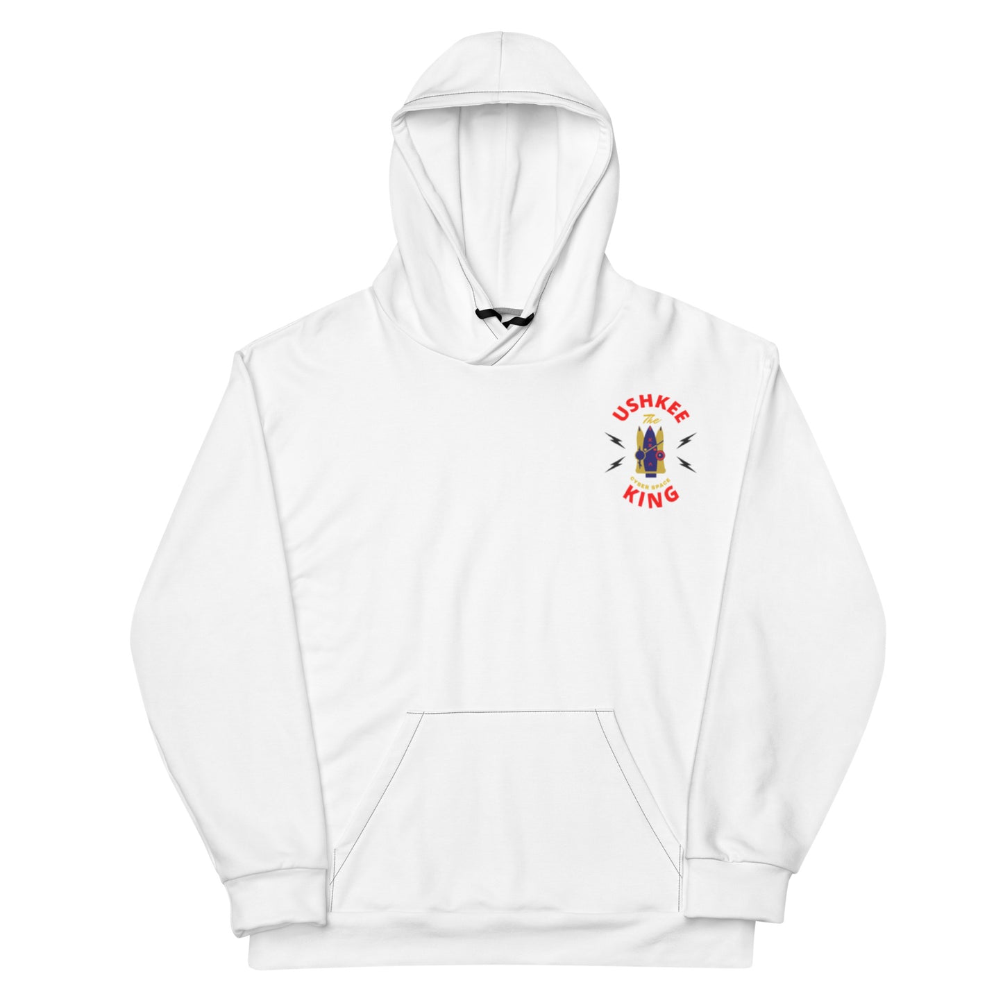 UshKee King White Hoodie