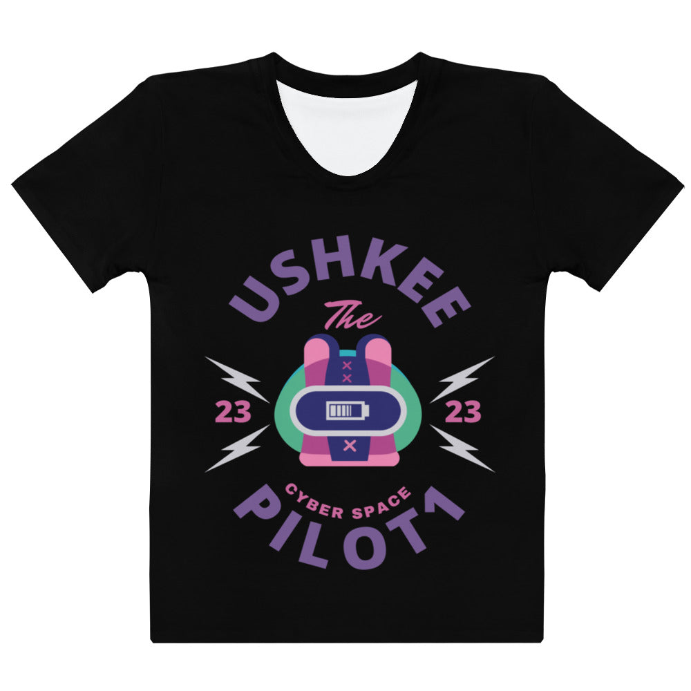 Women's Pilot 1 Black T-shirt