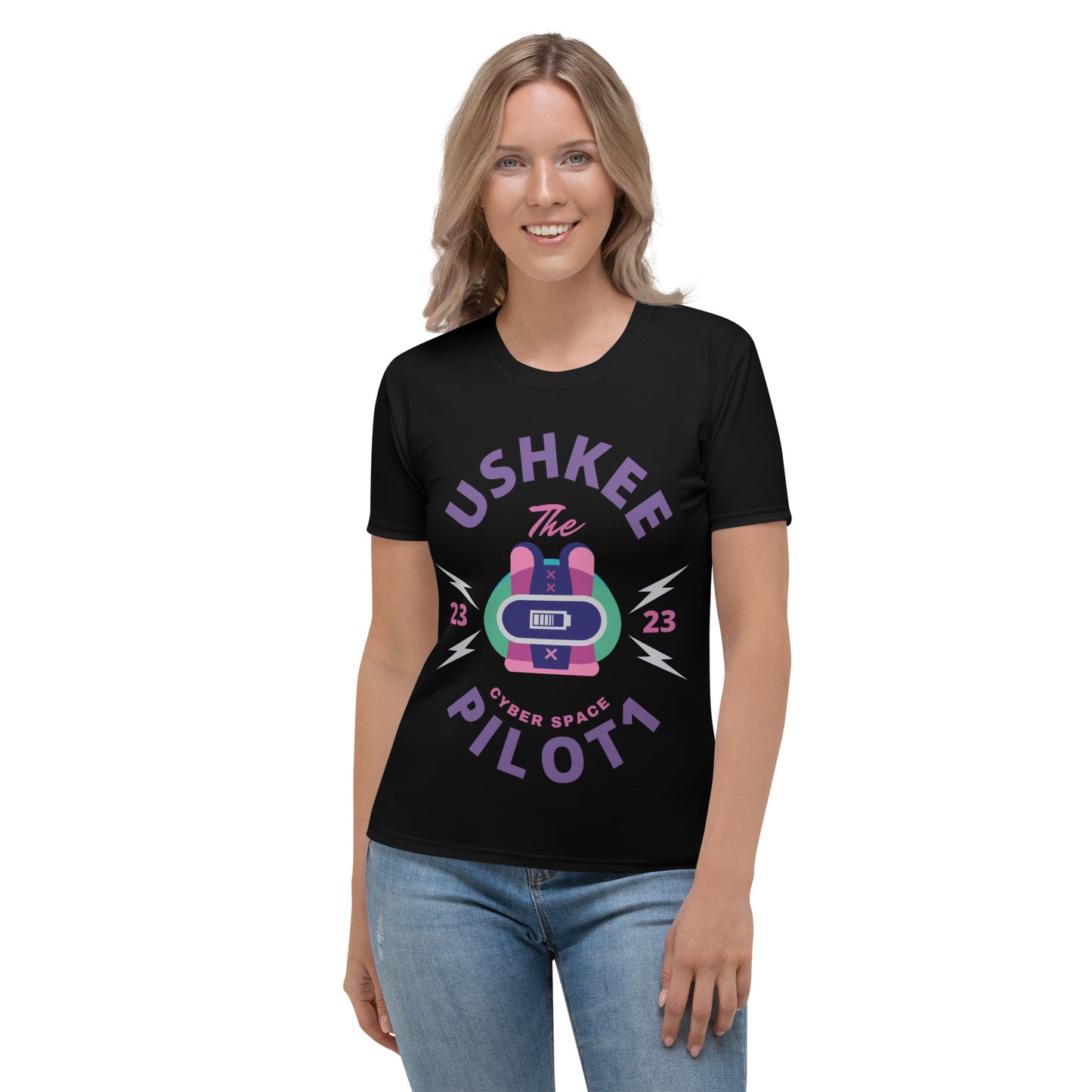 Women's Pilot 1 Black T-shirt