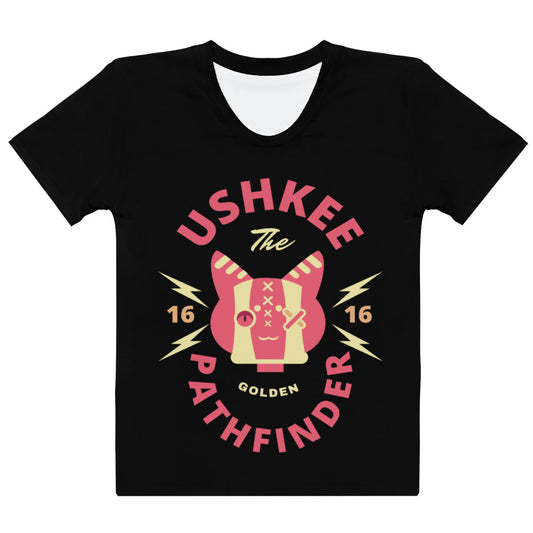 Women's Golden Pathfinder Black T-shirt