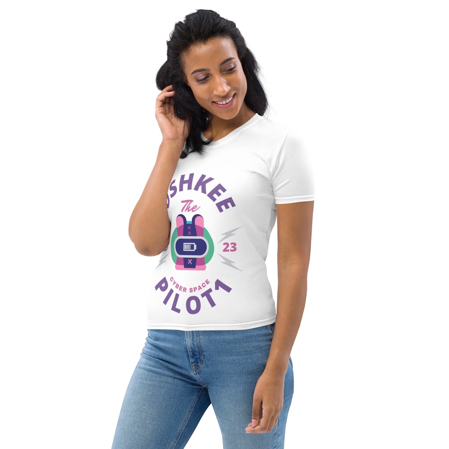 Women's Pilot 1 White T-shirt