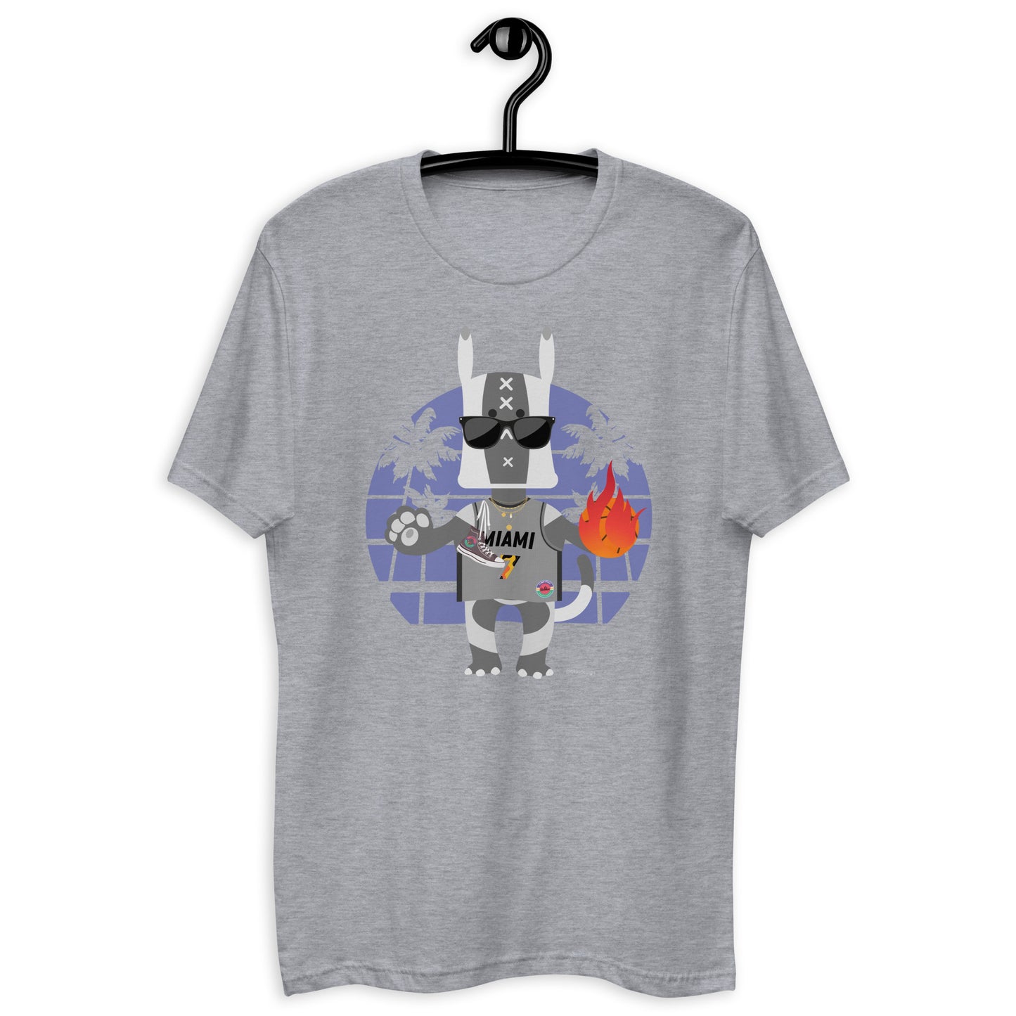 Men's fitted Ushkee Scout LBasketball T-shirt