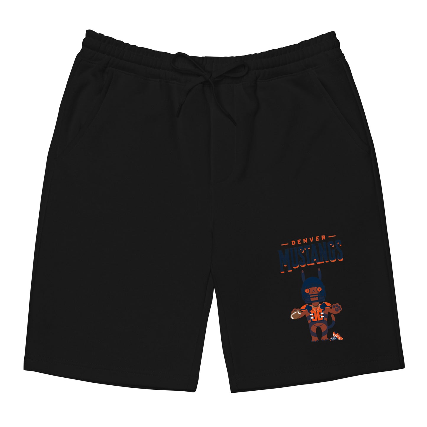 Denver Mustangs F Men's fleece shorts