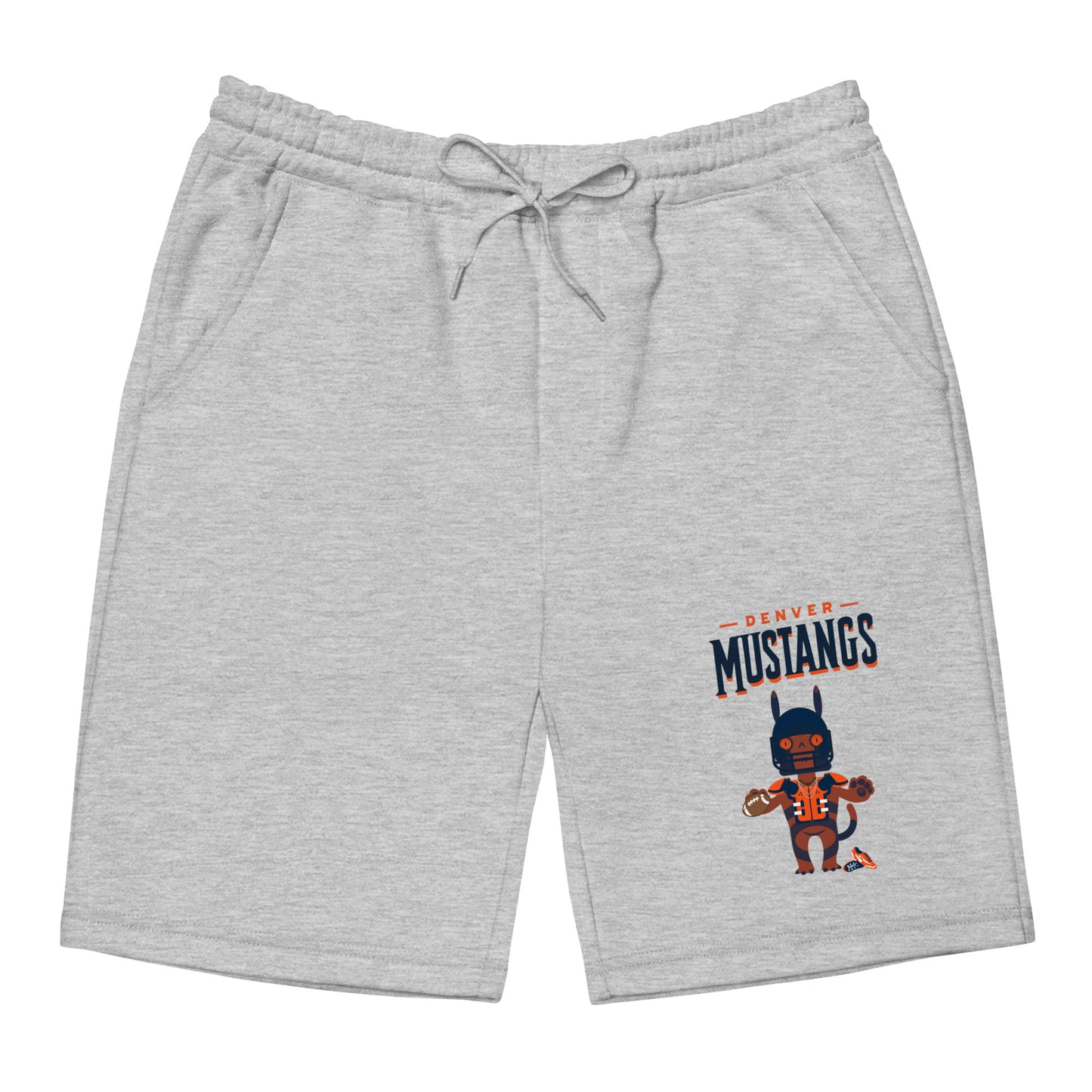 Denver Mustangs F Men's fleece shorts