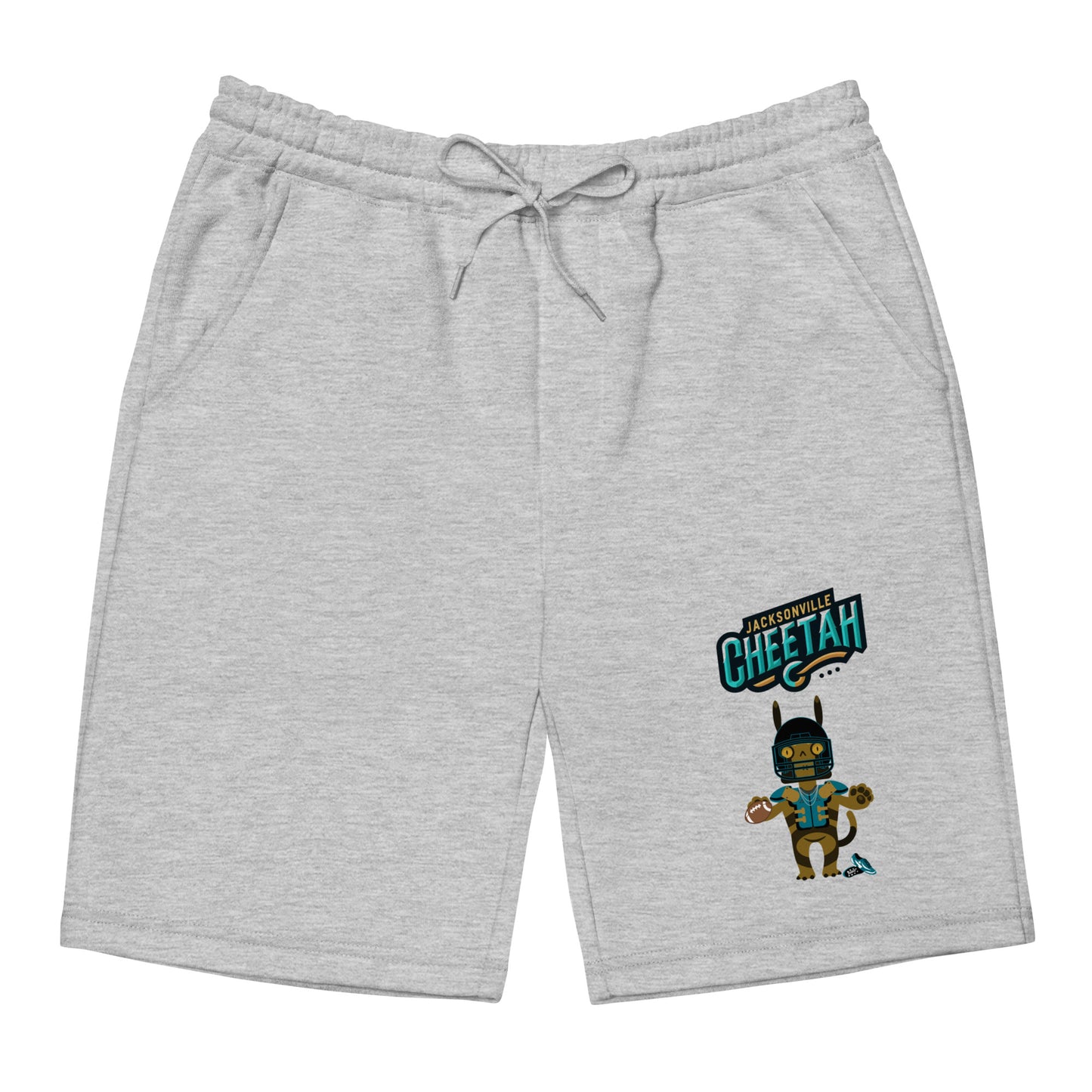 Jacksonville Cheetah F Men's fleece shorts