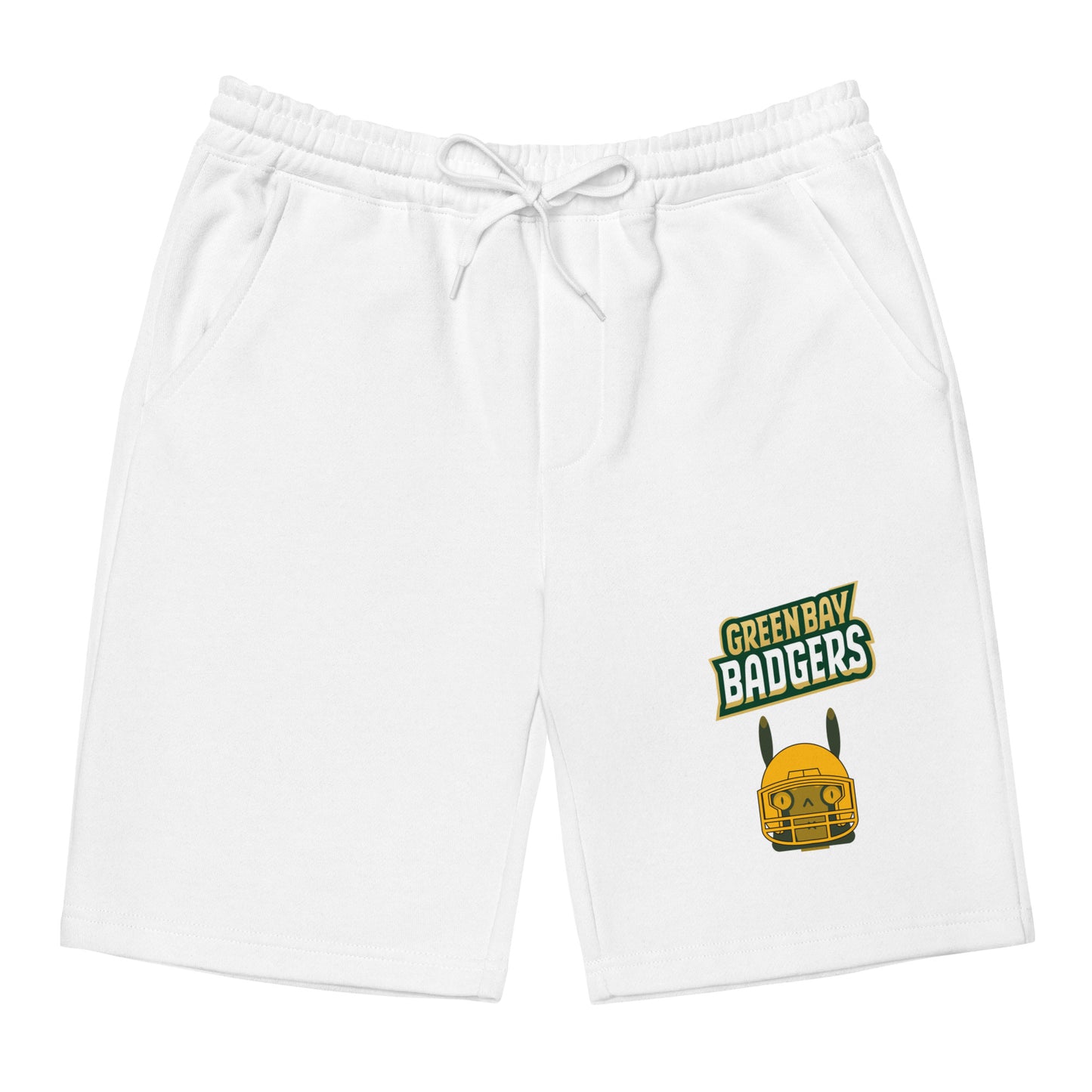 Green Bay Badgers H Men's fleece shorts