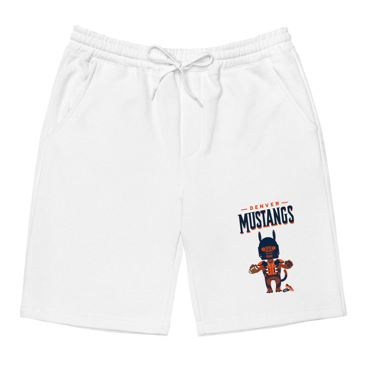 Denver Mustangs F Men's fleece shorts