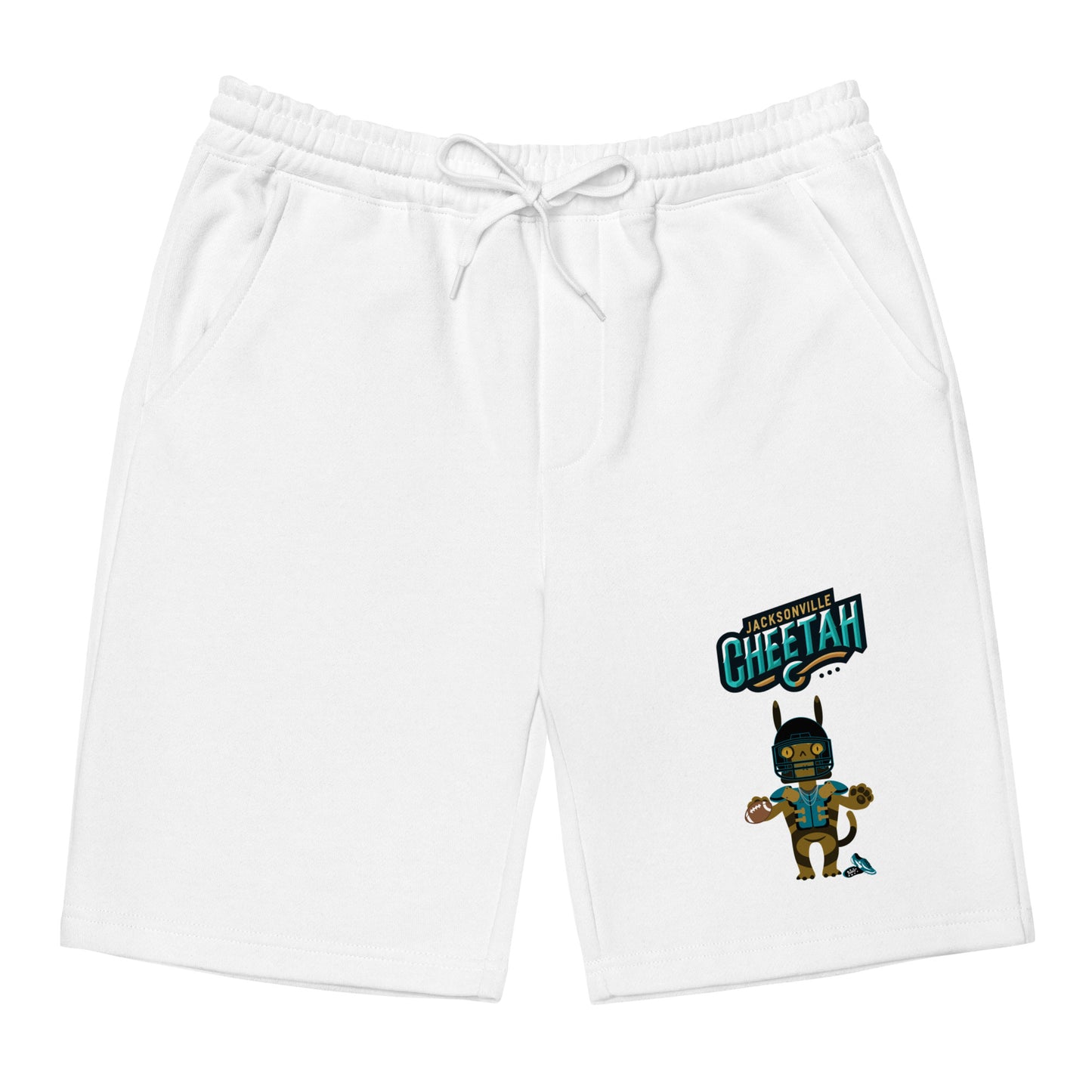 Jacksonville Cheetah F Men's fleece shorts