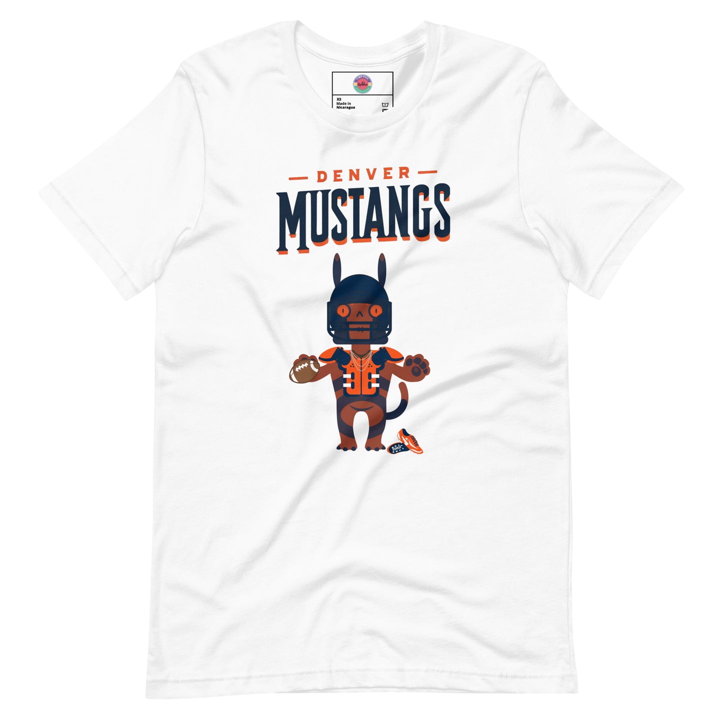 Denver Mustangs F Unisex t-shirt