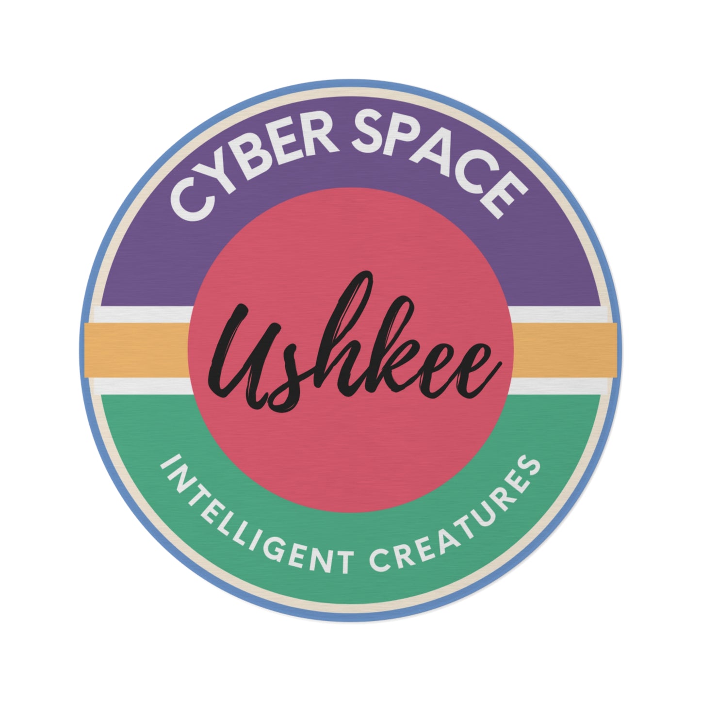 Ushkee logo Round Rug