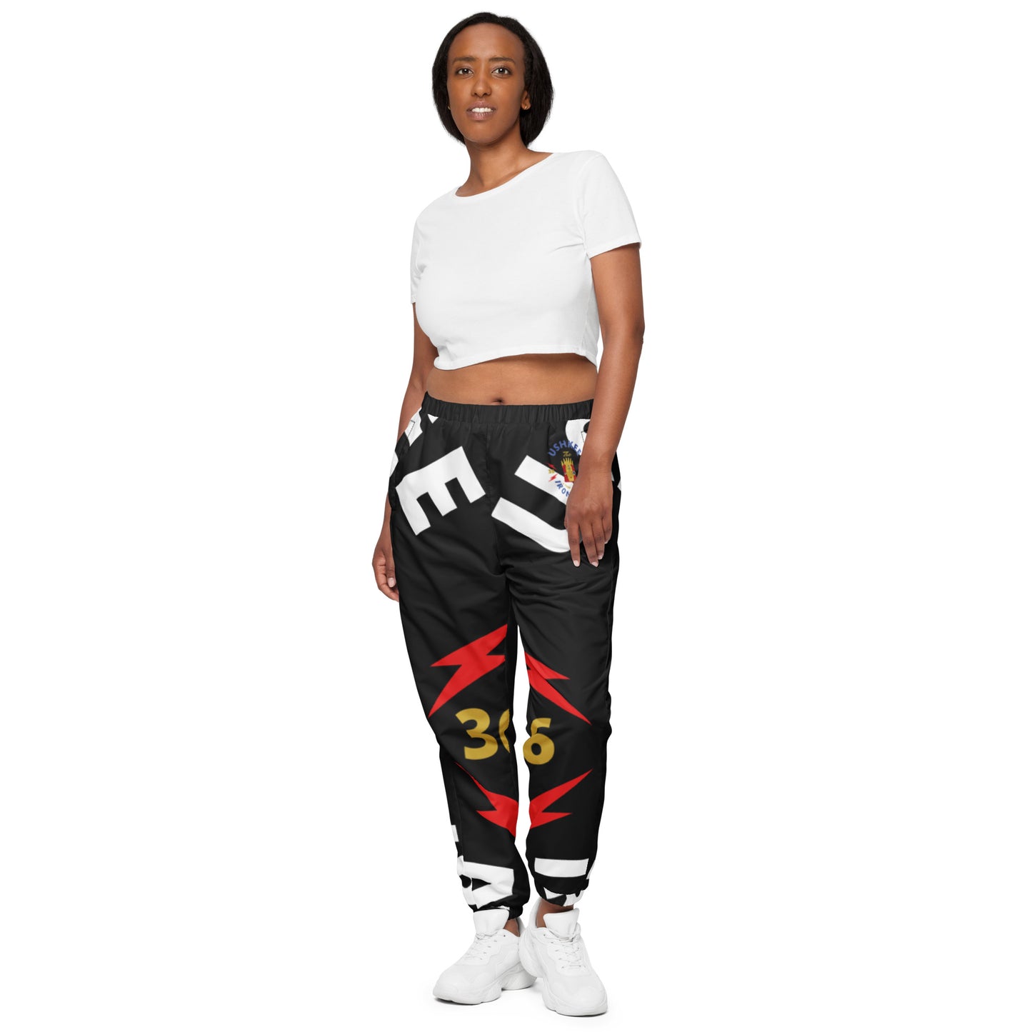 UshKee Iron Man women's track pants