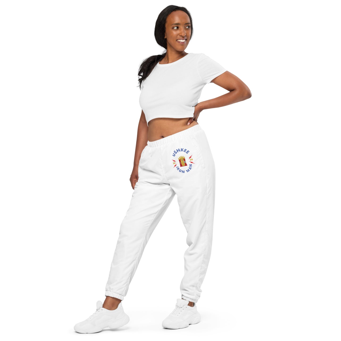 UshKee Iron Man women's track pants