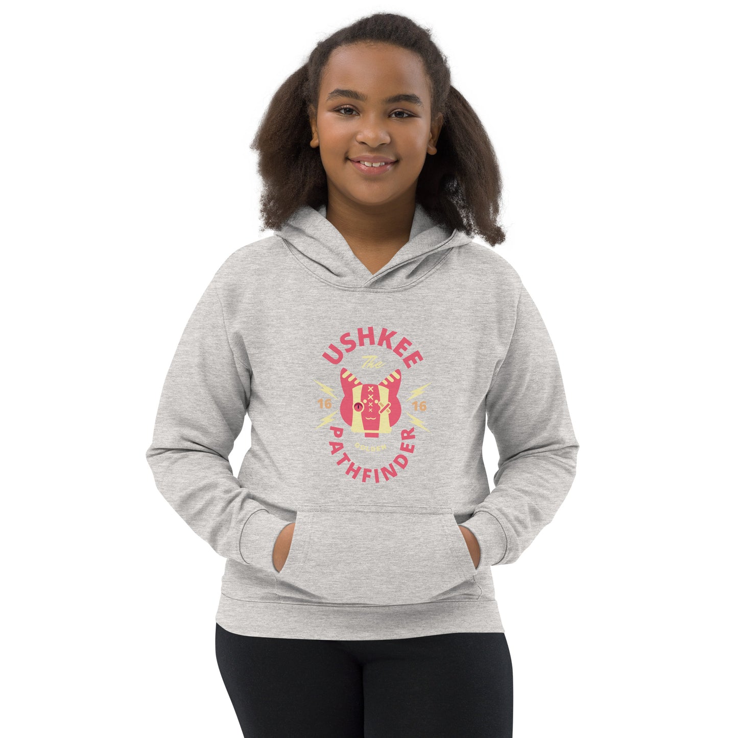 Ushkee Golden Pathfinder Kids Hoodie