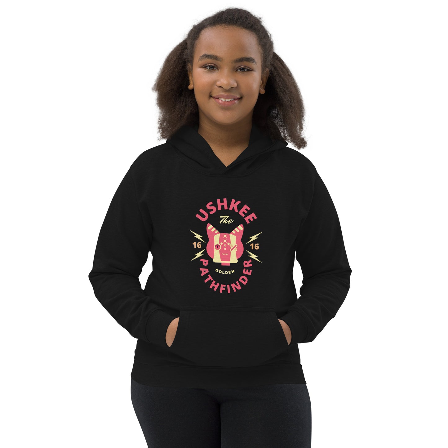 Ushkee Golden Pathfinder Kids Hoodie