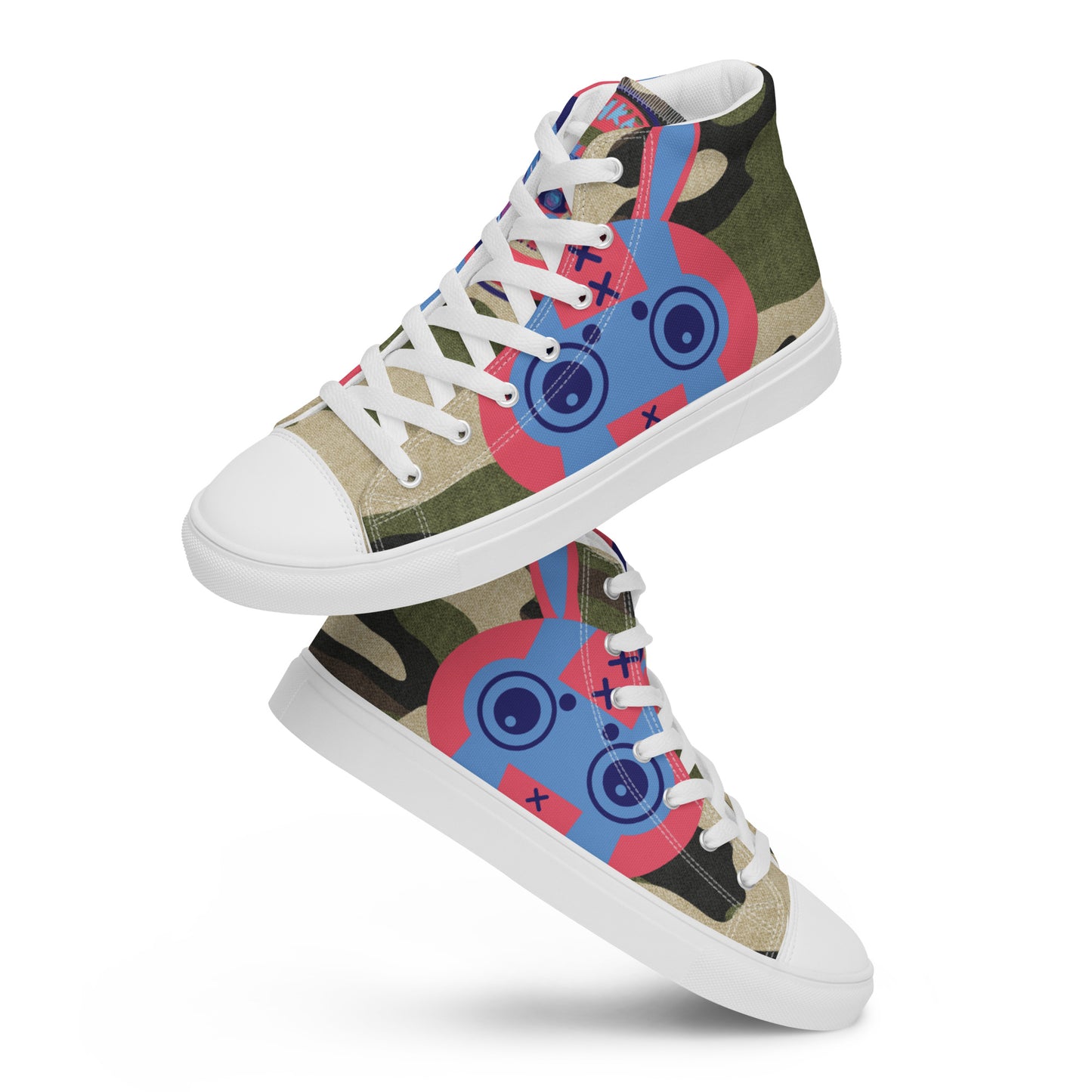 Ushkee Army Navigator Men’s high top canvas shoes