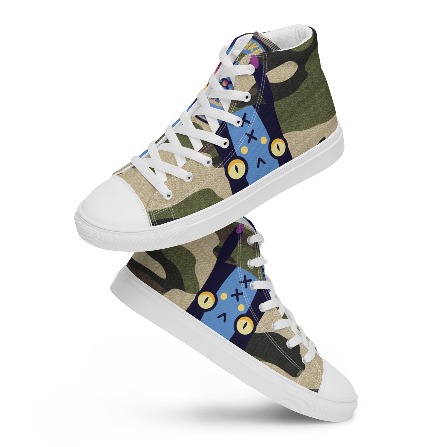 Ushkee Army Scout Men’s high top canvas shoes