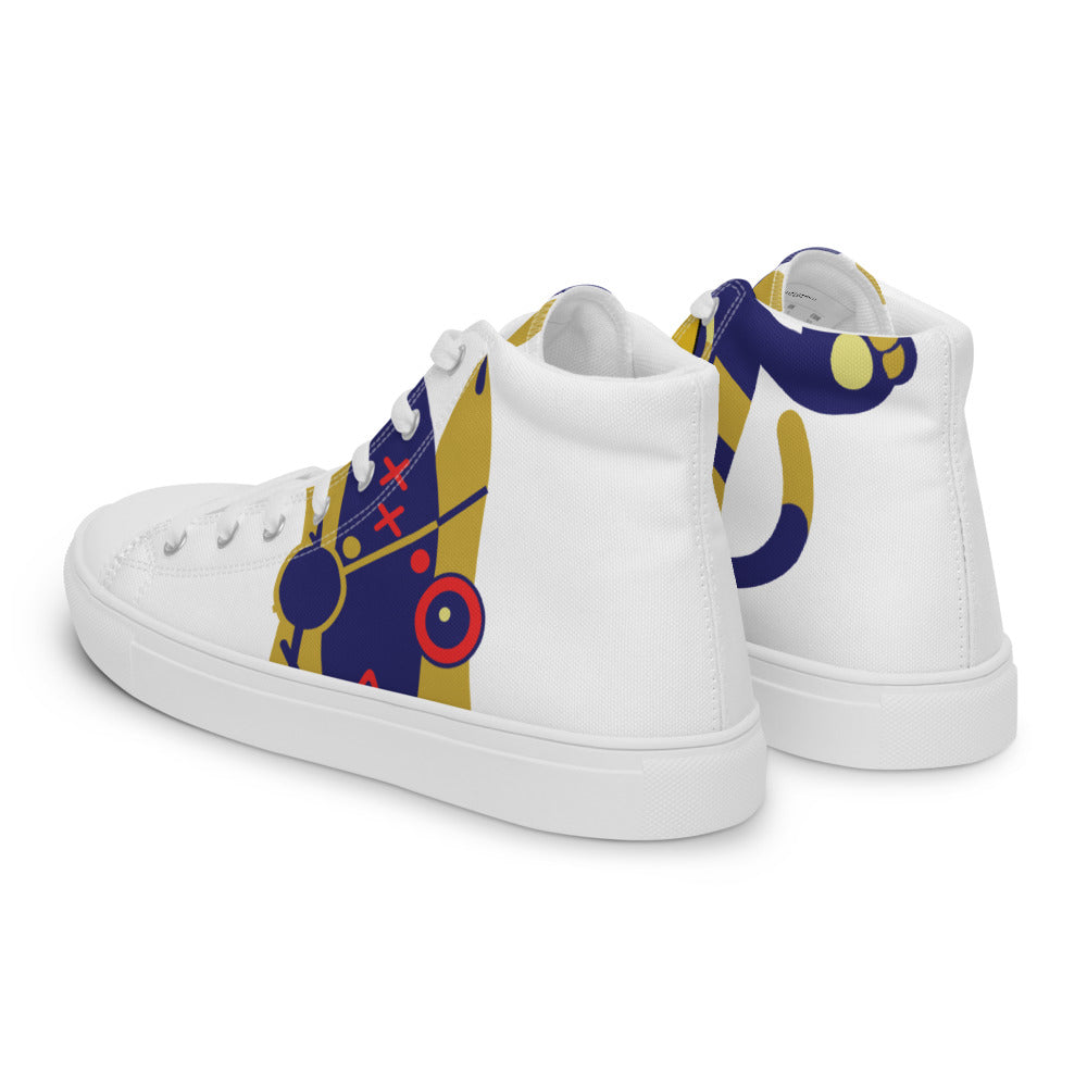 UshKee King #30 Men’s high top canvas shoes