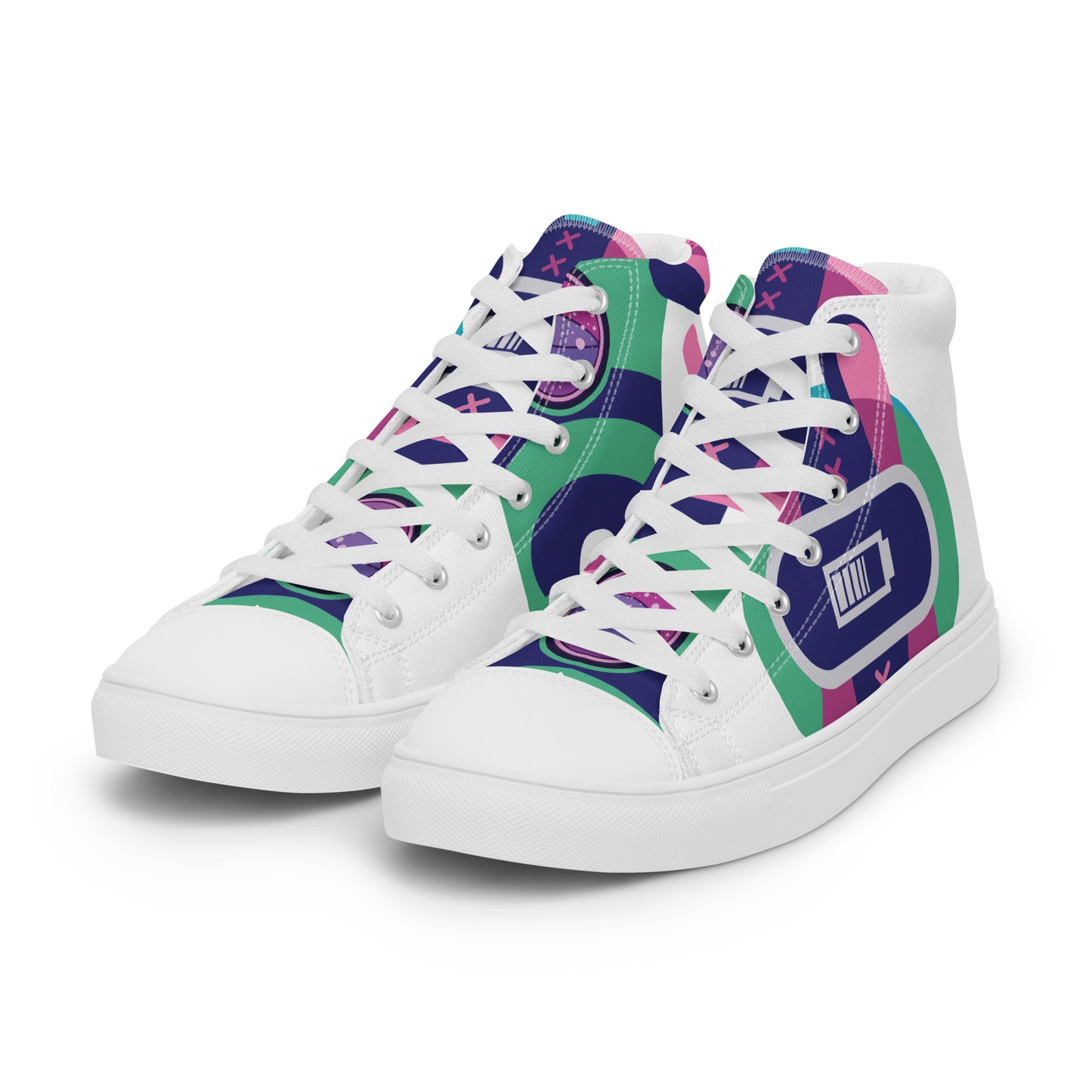 UshKee Pilot 1 #23 Men’s high top canvas shoes