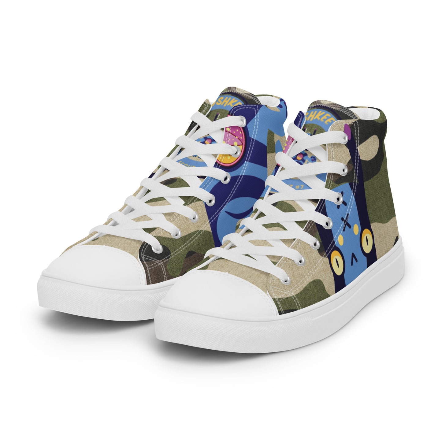 Ushkee Army Scout Men’s high top canvas shoes