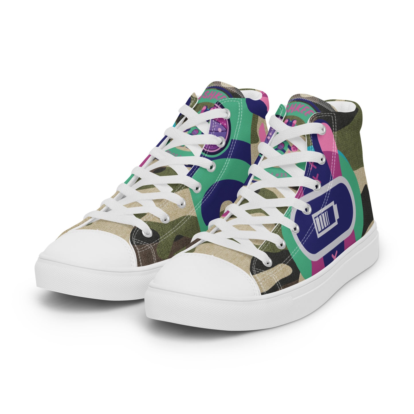 Ushkee Army Pilot 1 Men’s high top canvas shoes