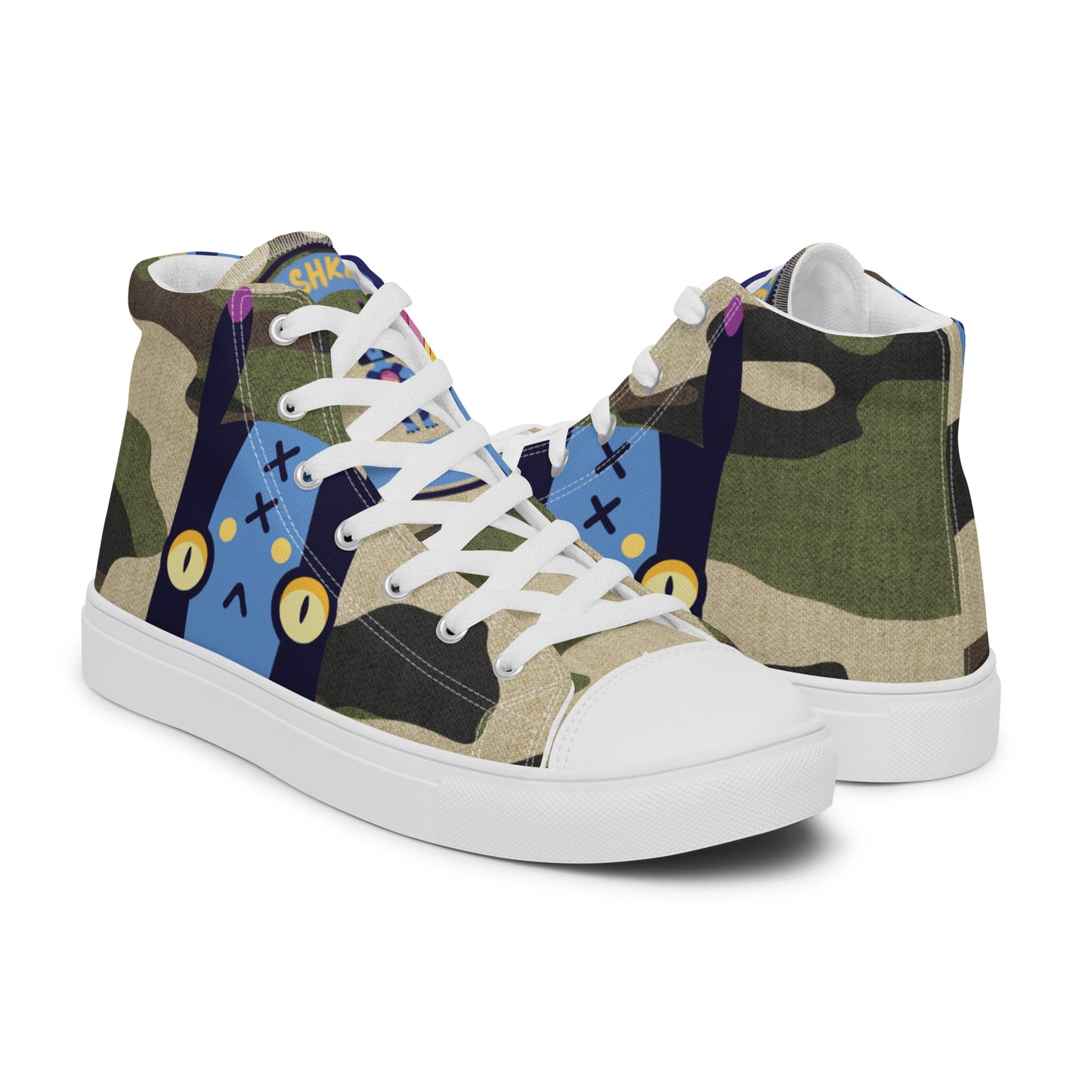 Ushkee Army Scout Men’s high top canvas shoes